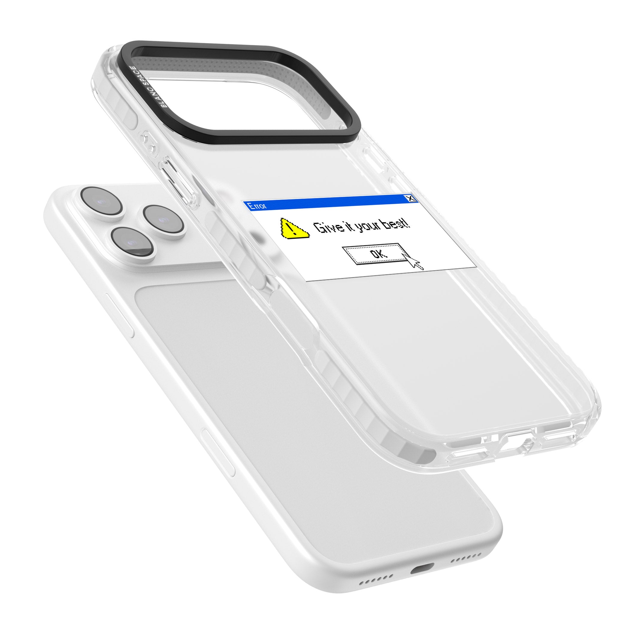 Give It Your Best Exe iPhone 17 Pro Impact Clear Phone Case Colours