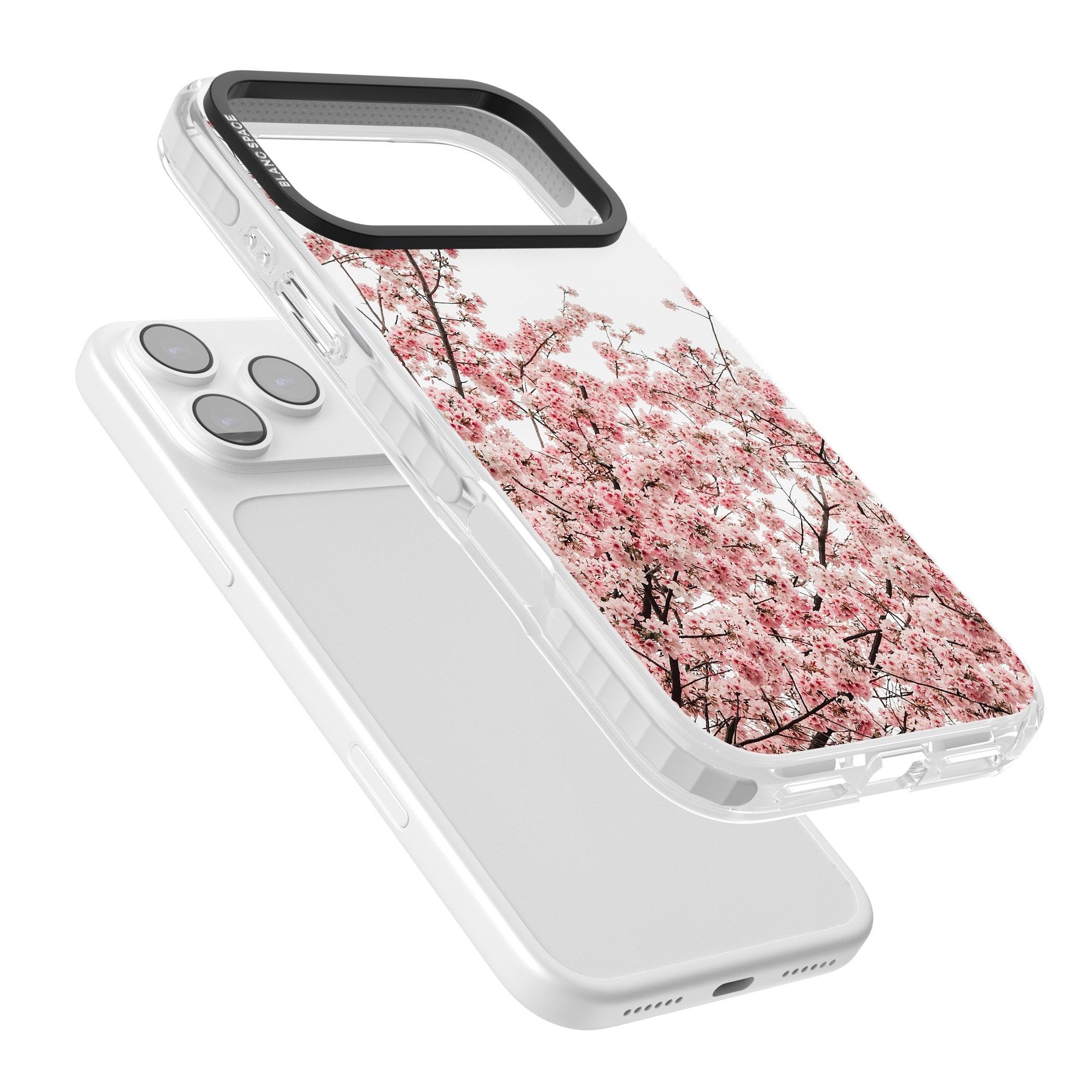 Cherry Blossom Bloom iPhone 17 Pro Impact Clear Phone Case Colours