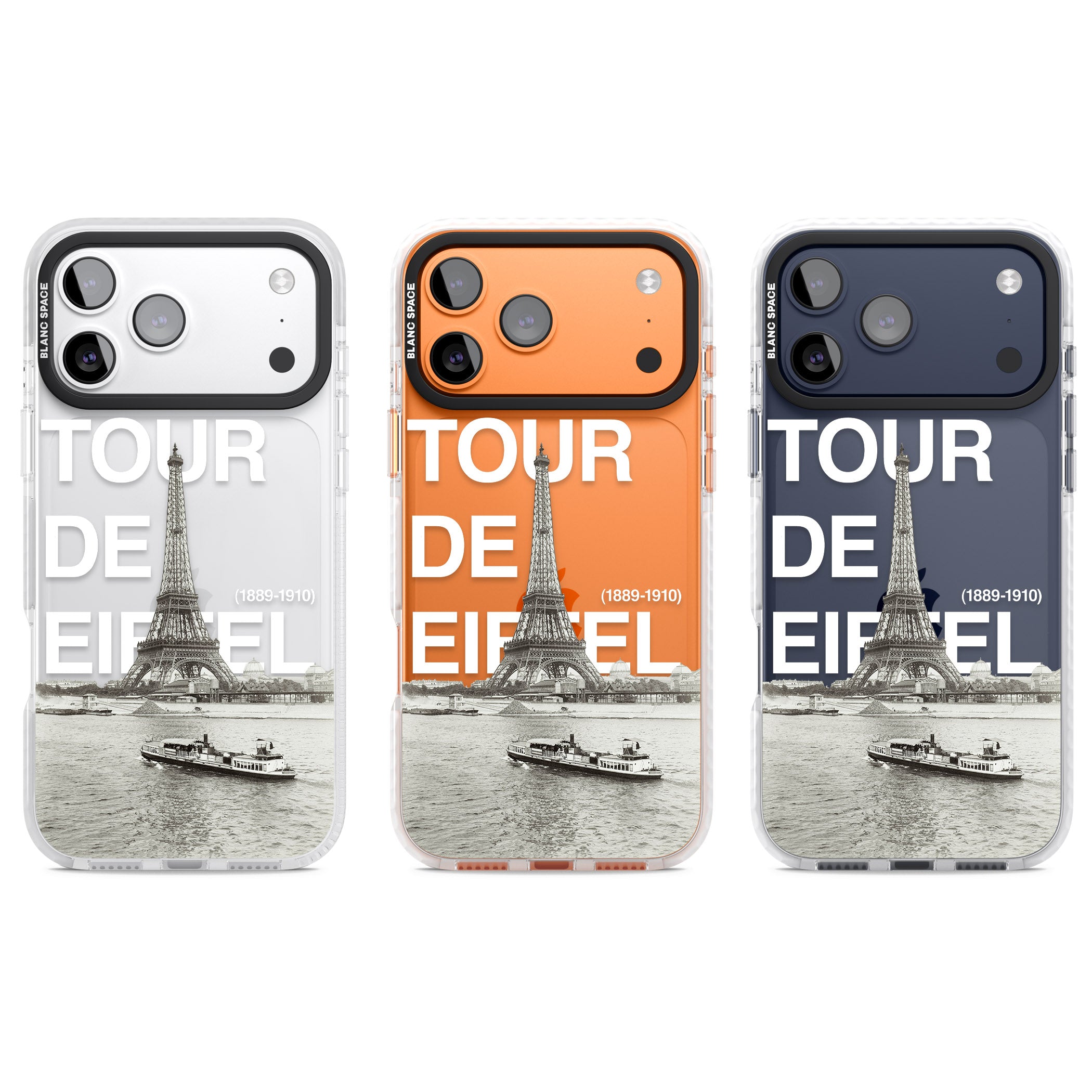Tour De Eiffel iPhone 17 Pro Impact Clear Phone Case APT Impact Protection