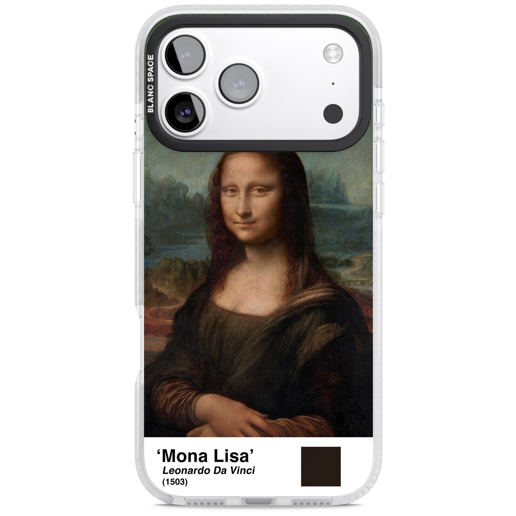 Mona Lisa iPhone 17 Pro Impact Clear Phone Case