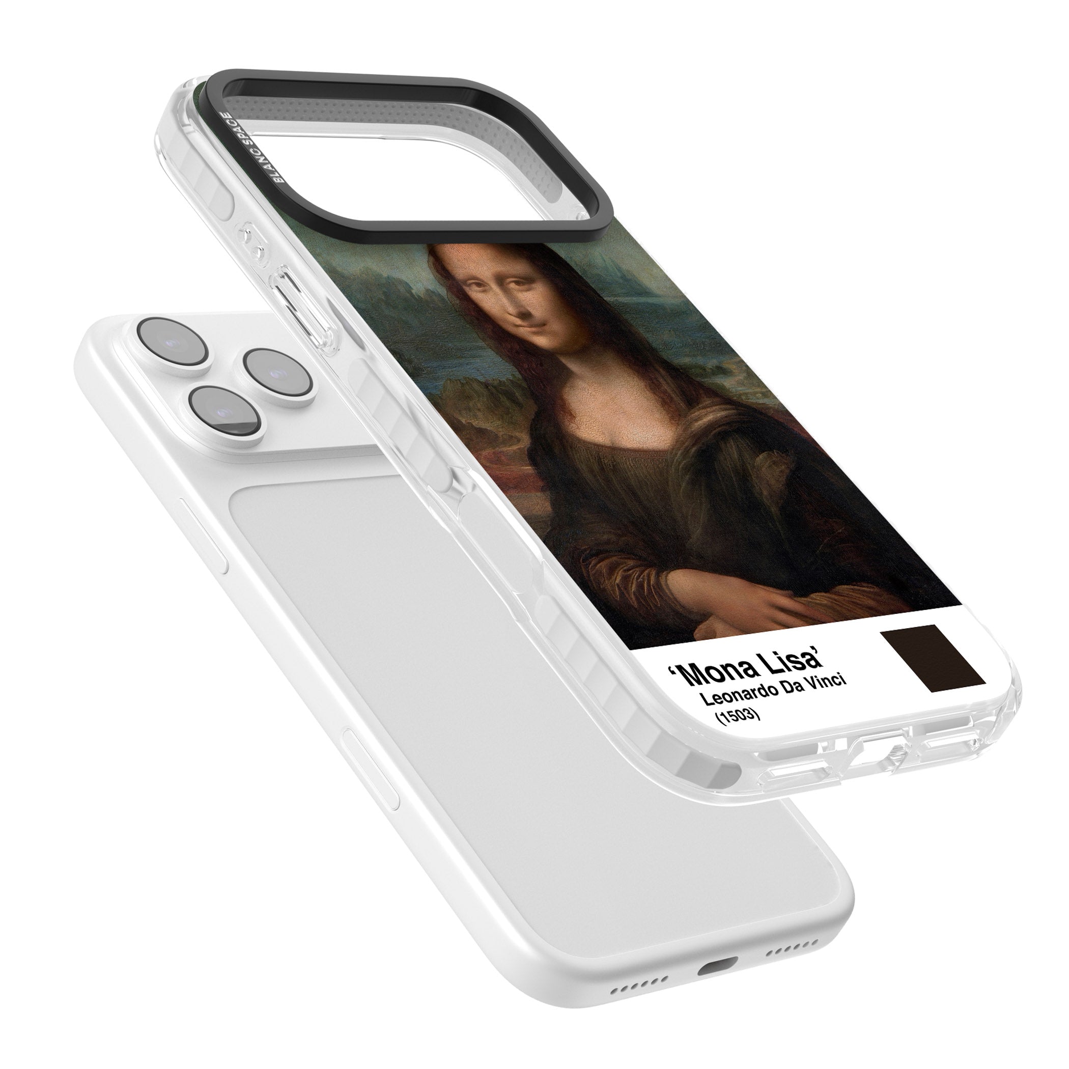 Mona Lisa iPhone 17 Pro Impact Clear Phone Case Colours