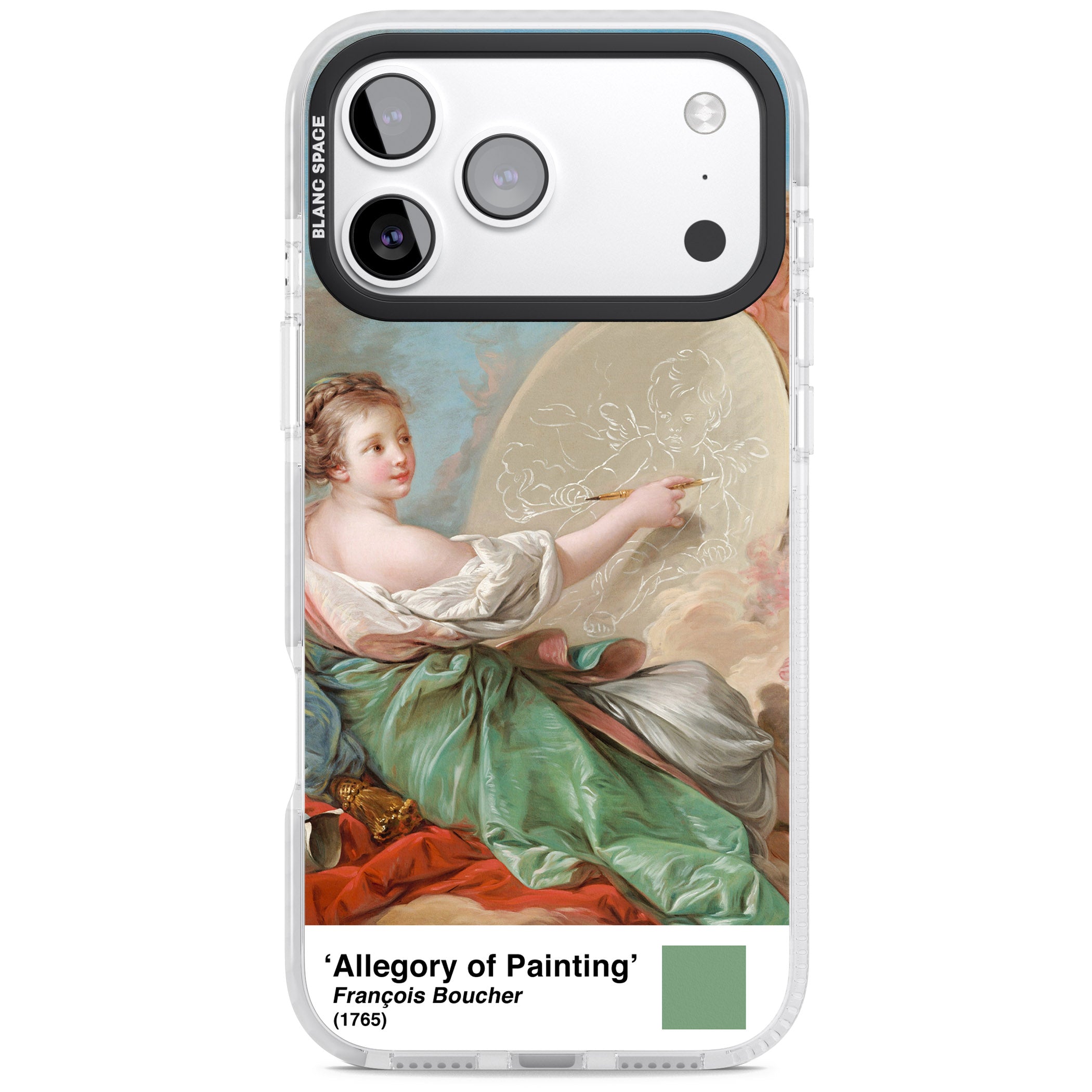 Allegory Of Painting iPhone 17 Pro Impact Clear Phone Case
