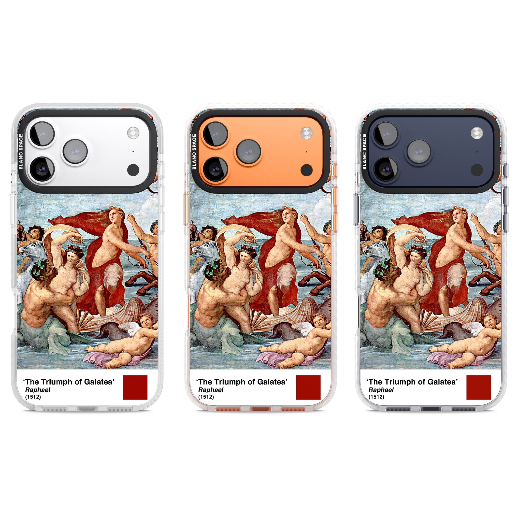 The Triumph Of Galatea iPhone 17 Pro Impact Clear Phone Case APT Impact Protection