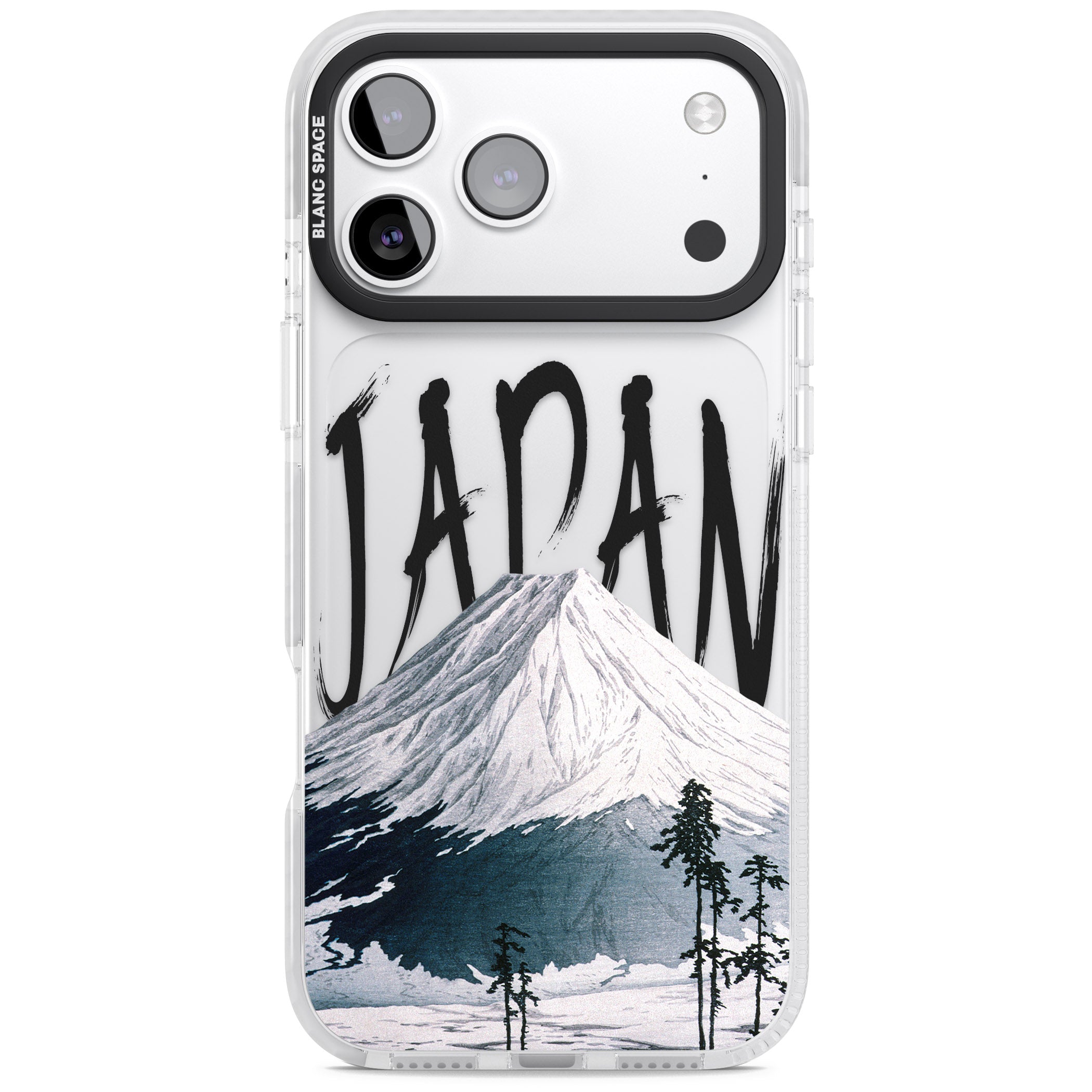 Mount Fuji Cutout iPhone 17 Pro Impact Clear Phone Case