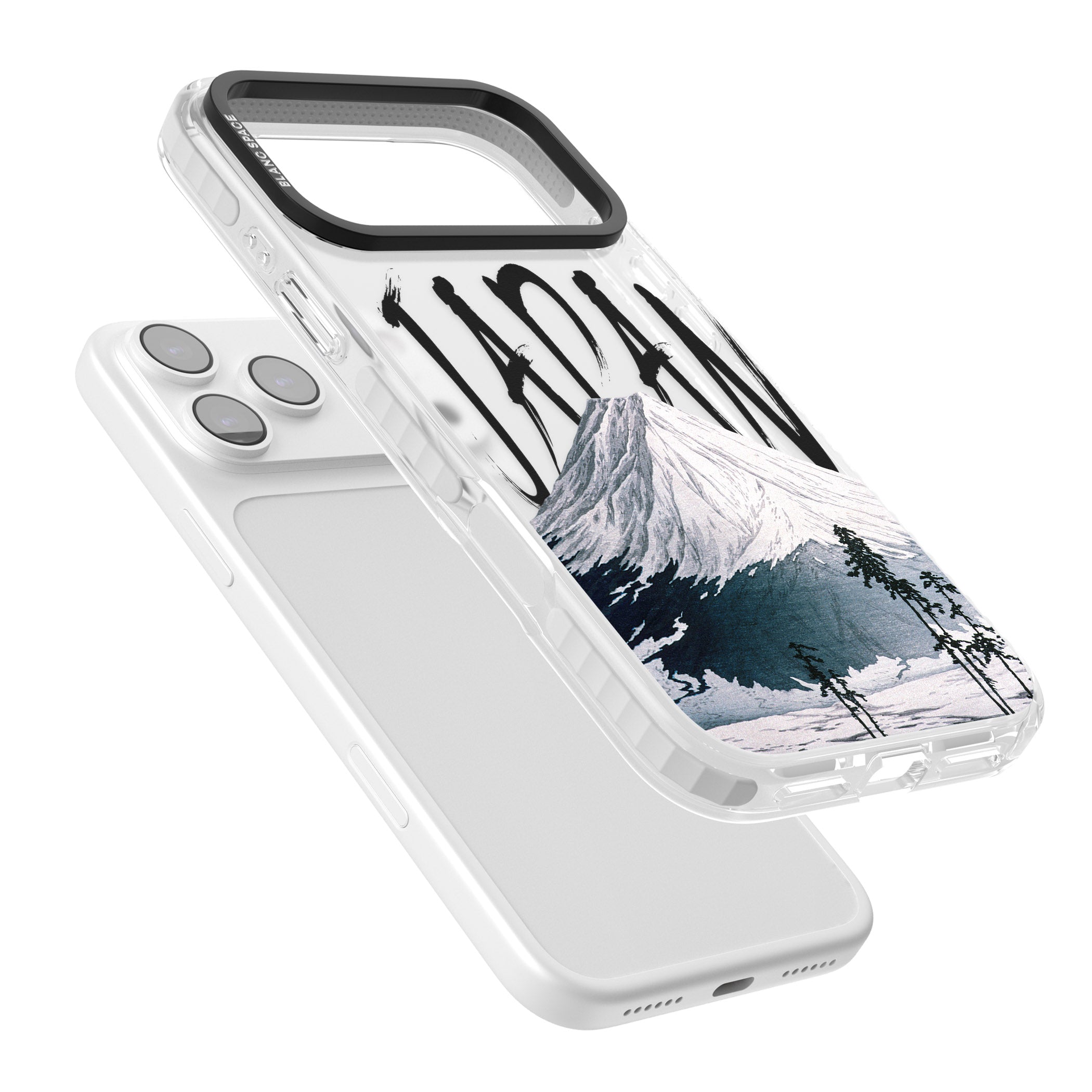 Mount Fuji Cutout iPhone 17 Pro Impact Clear Phone Case Colours