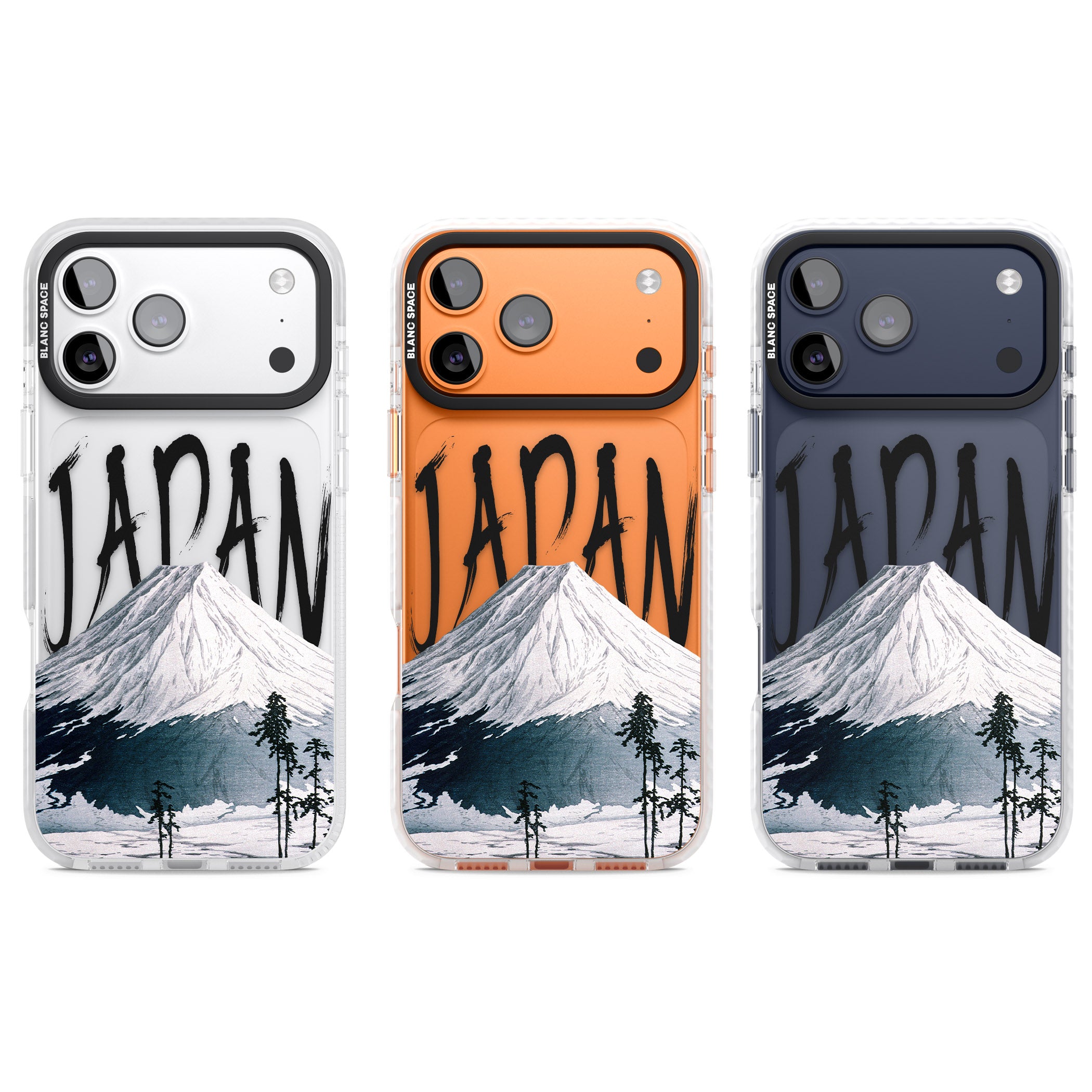 Mount Fuji Cutout iPhone 17 Pro Impact Clear Phone Case APT Impact Protection
