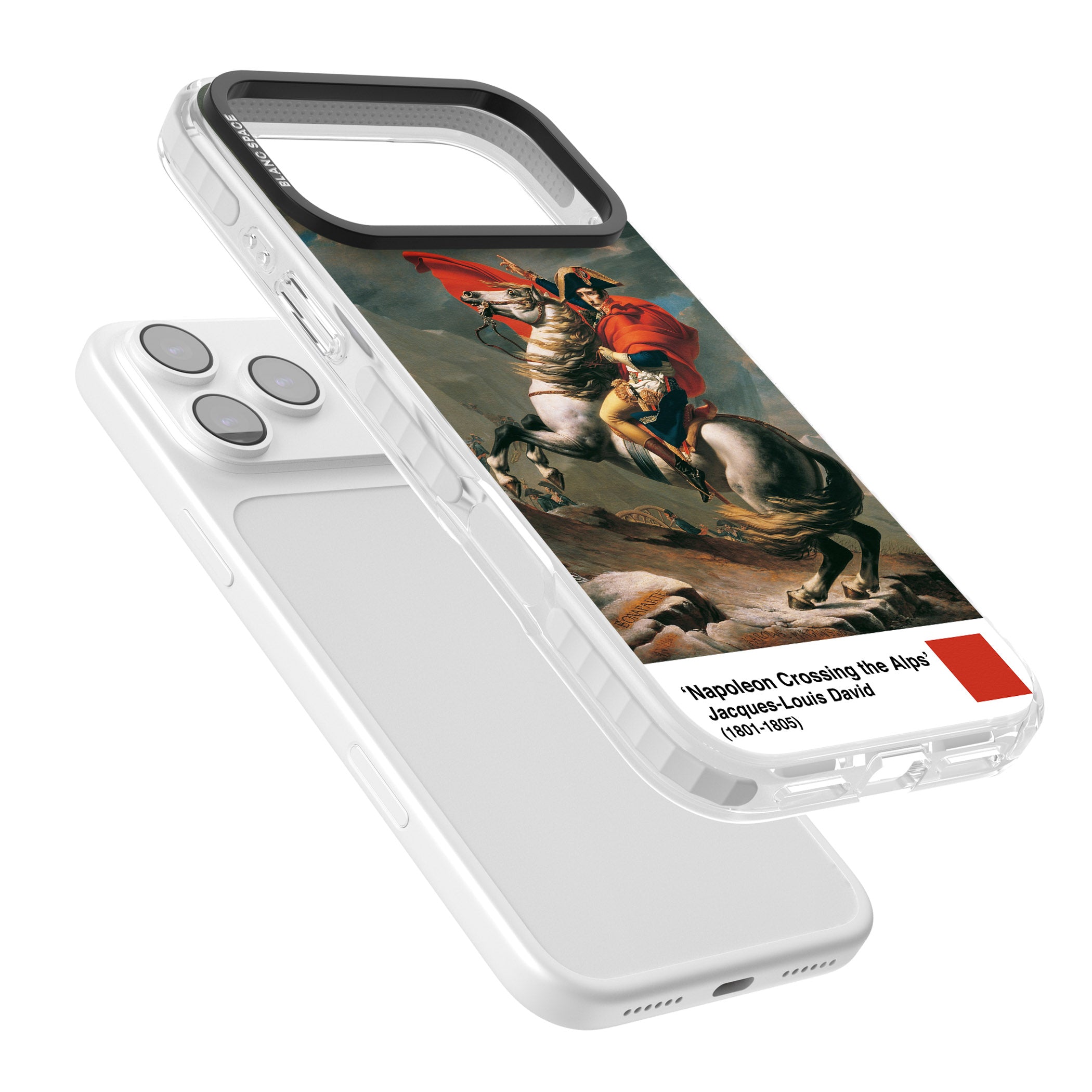 Napoleon Crossing The Alps iPhone 17 Pro Impact Clear Phone Case Colours