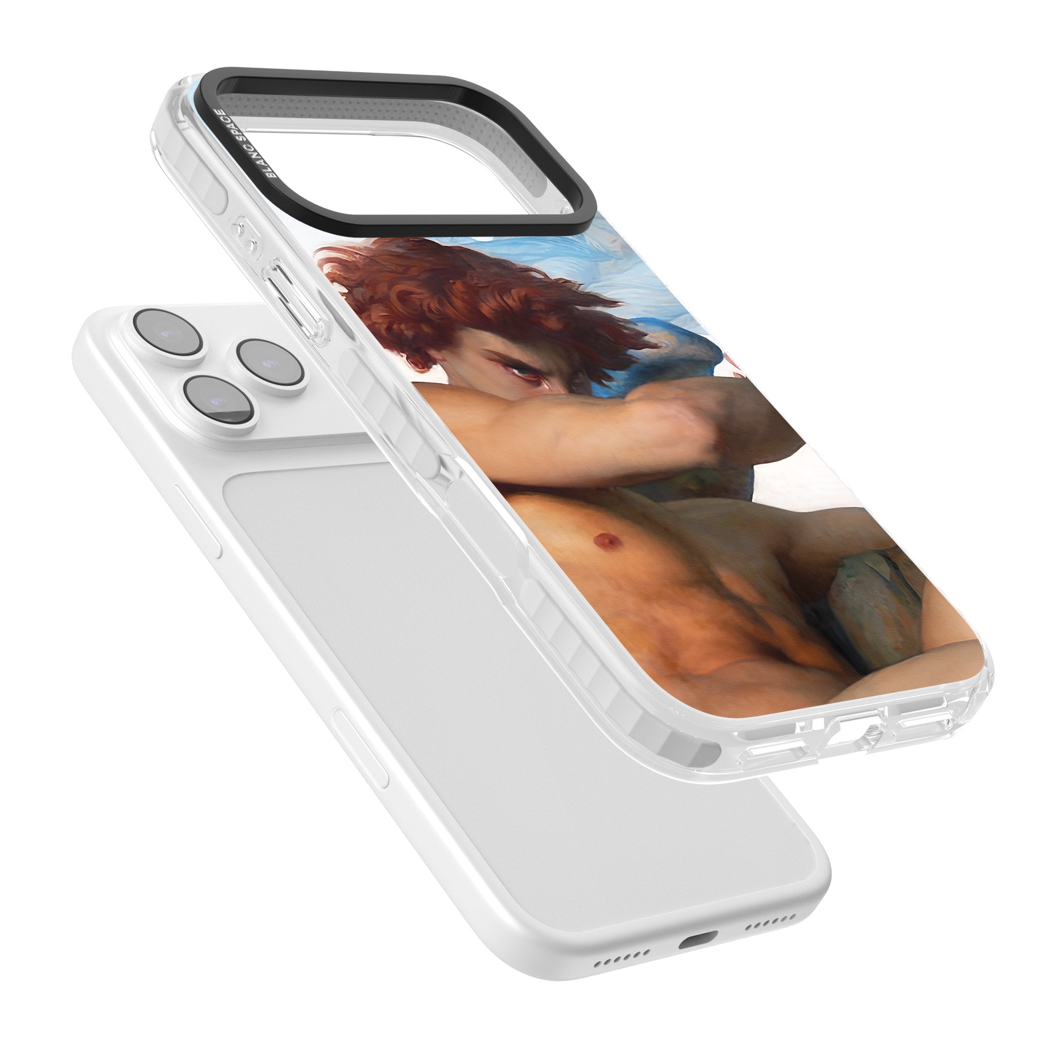 The Fallen Angel iPhone 17 Pro Impact Clear Phone Case Colours