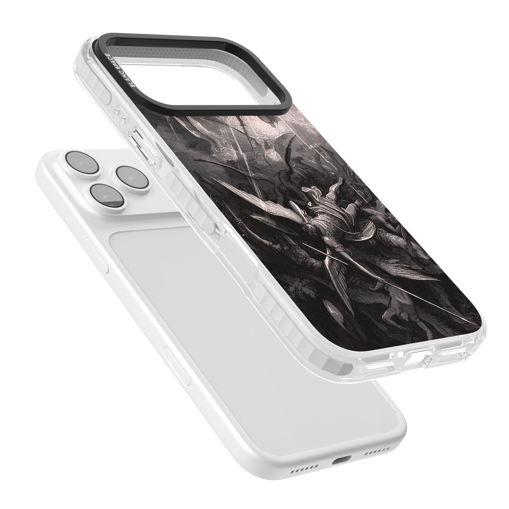 Paradise Lost iPhone 17 Pro Impact Clear Phone Case Colours