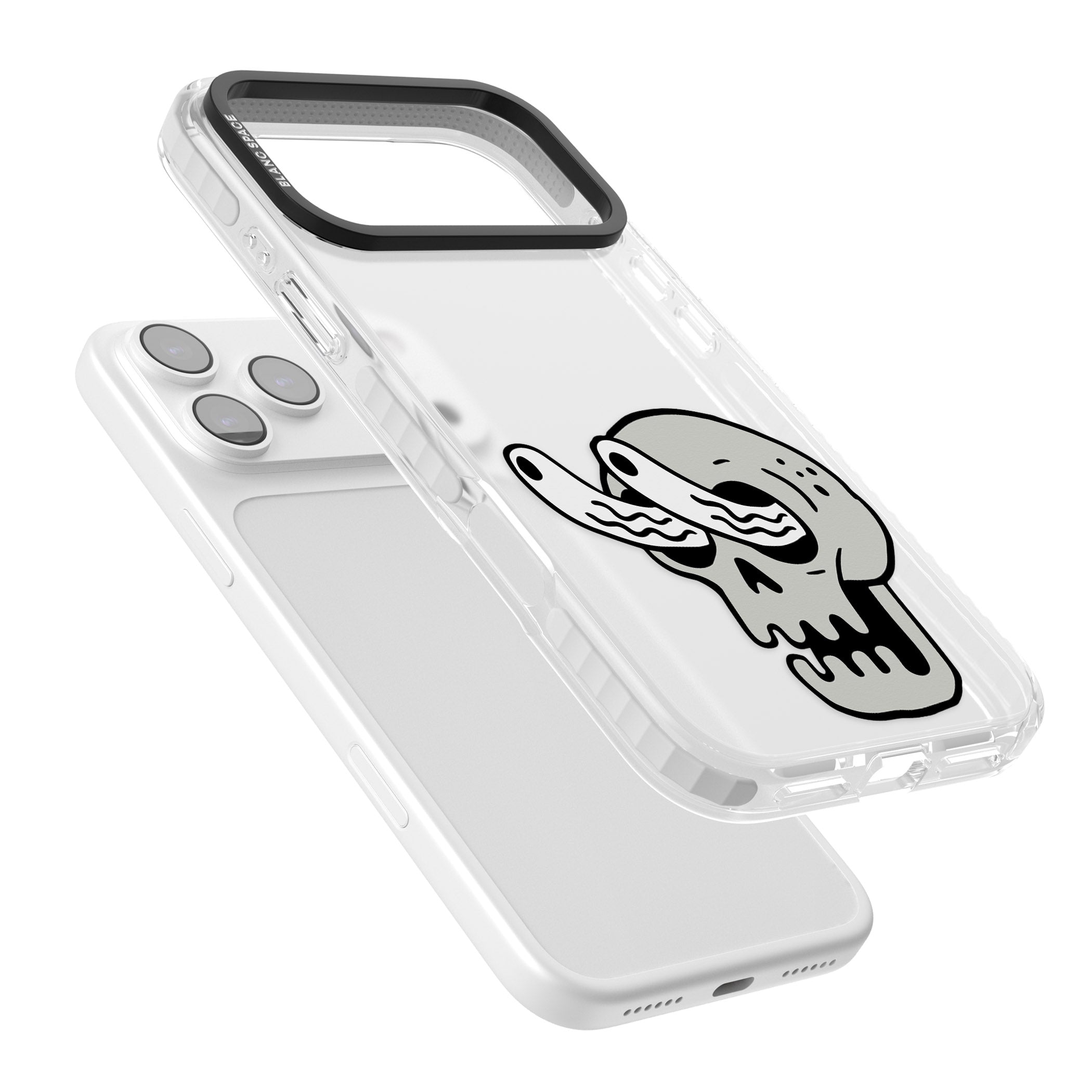 Skull Eyes iPhone 17 Pro Impact Clear Phone Case Colours