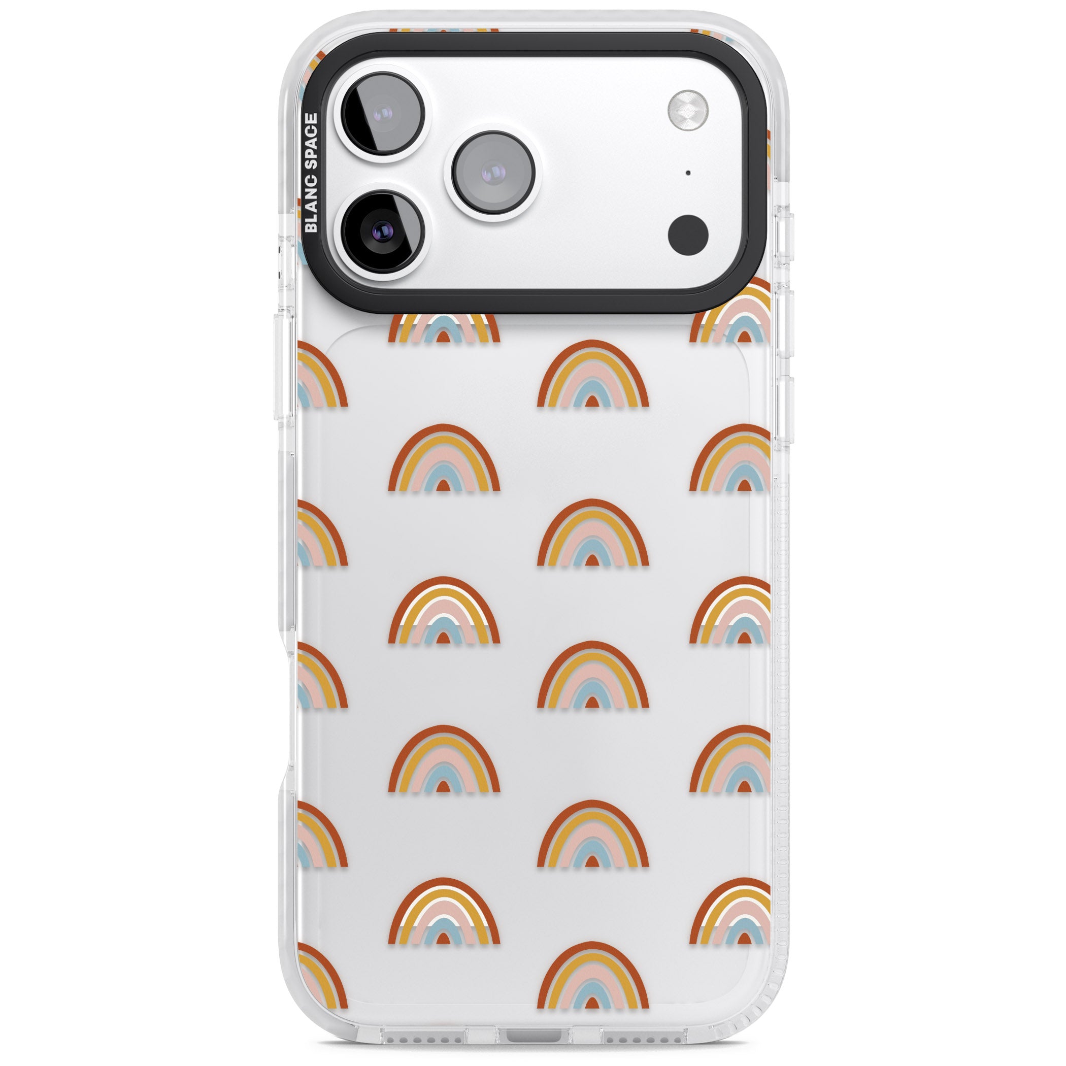 Scandi Rainbow iPhone 17 Pro Max Impact Clear Phone Case