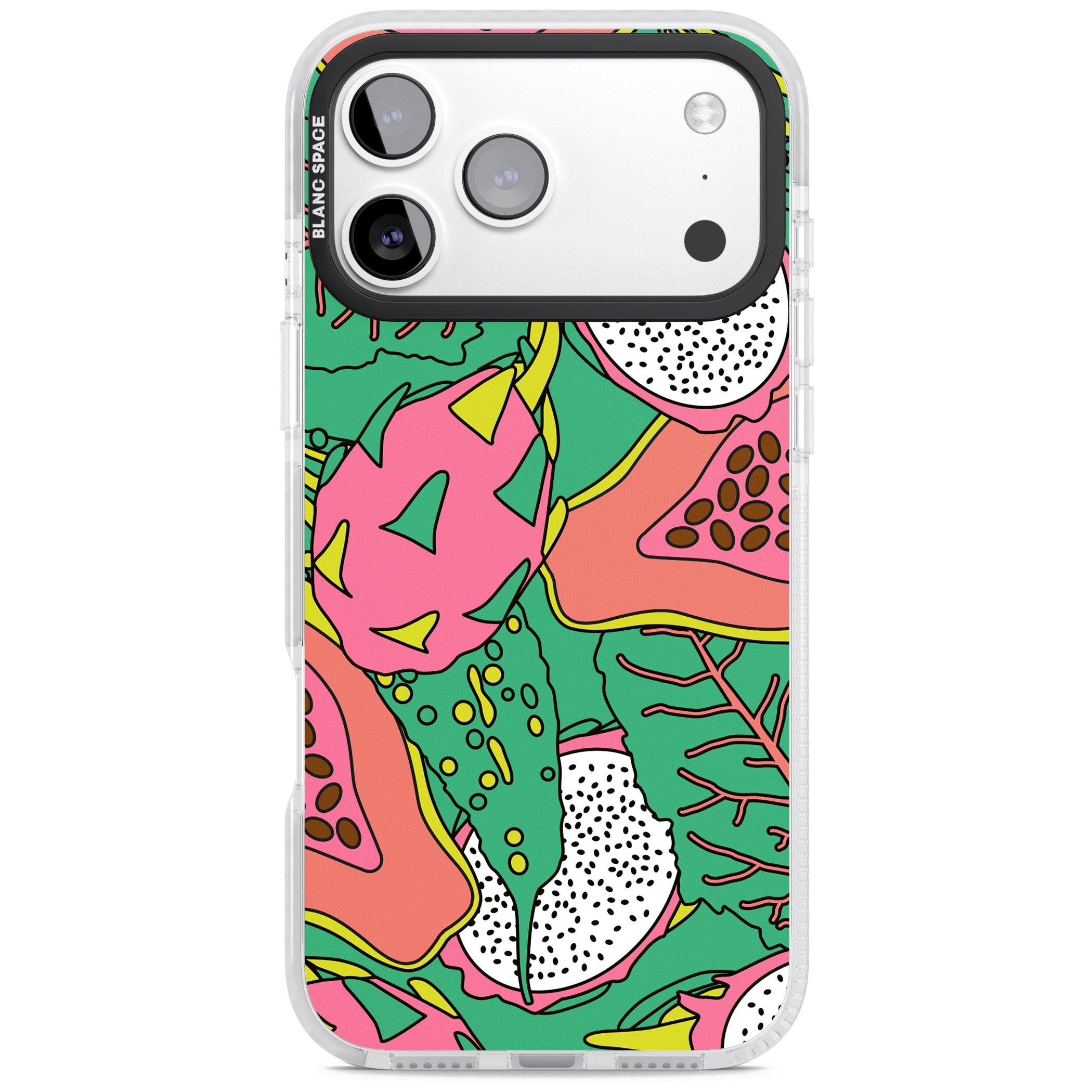 Psychedelic Salad iPhone 17 Pro Impact Clear Phone Case