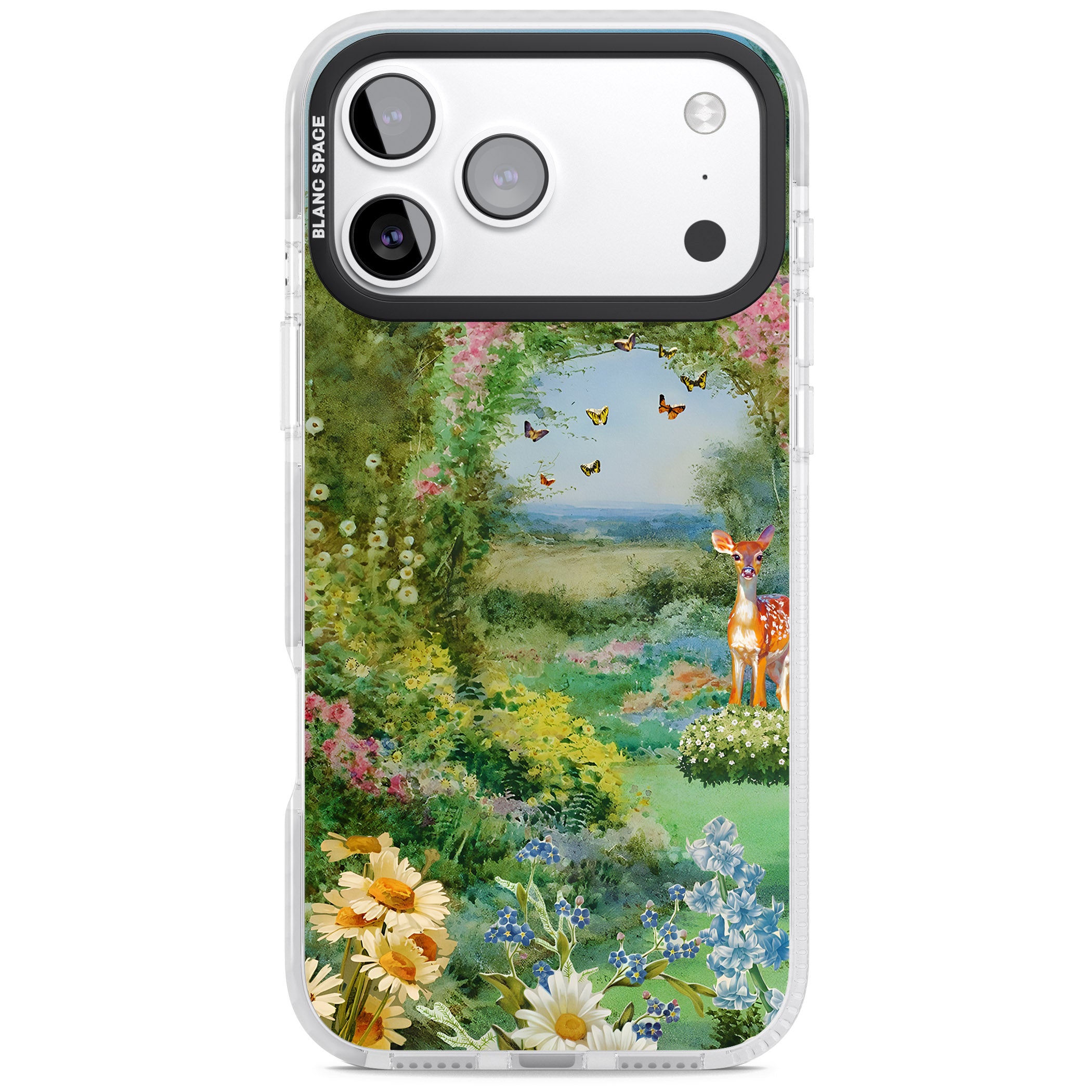 Flourishing Meadow iPhone 17 Pro Impact Clear Phone Case