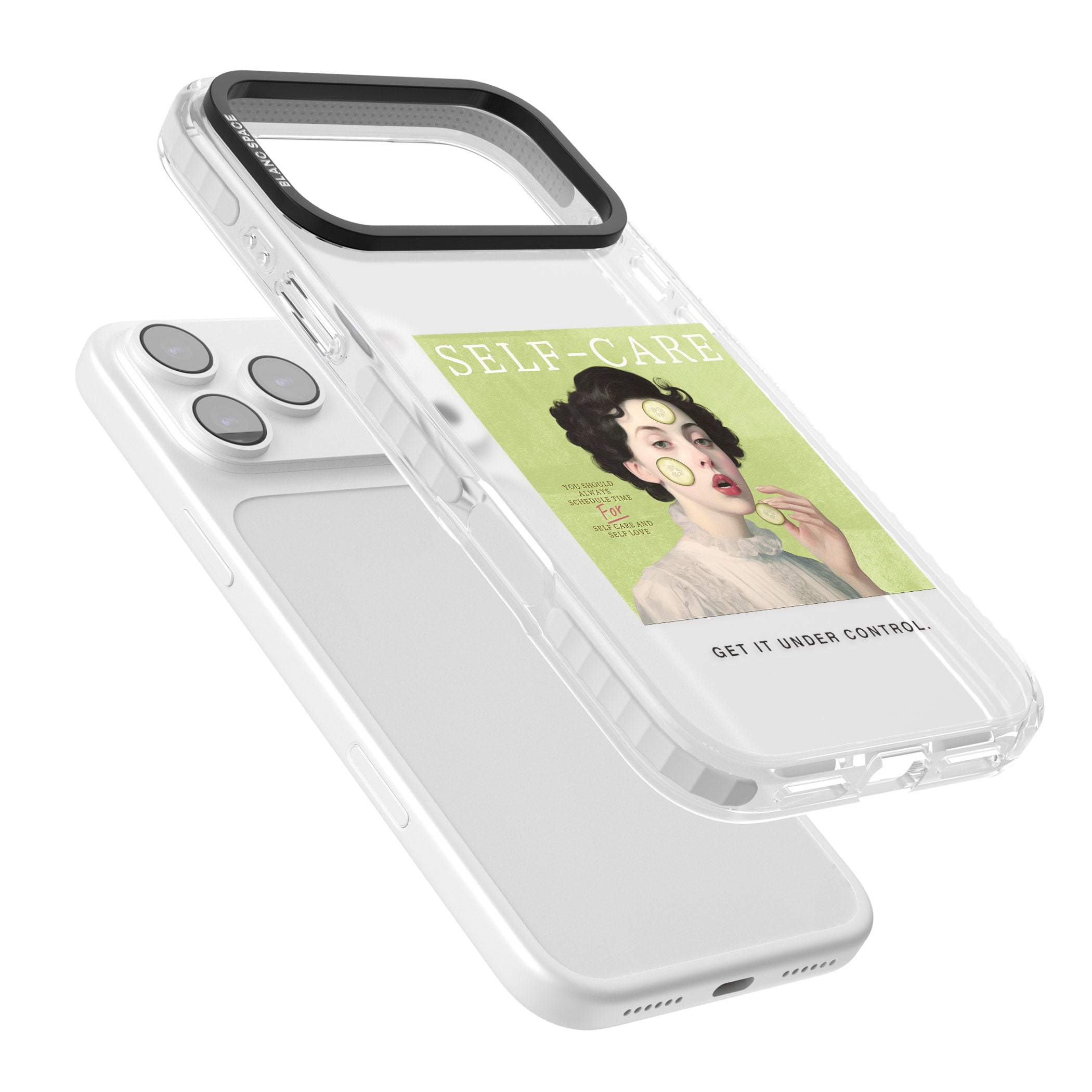 Self Care iPhone 17 Pro Impact Clear Phone Case Colours