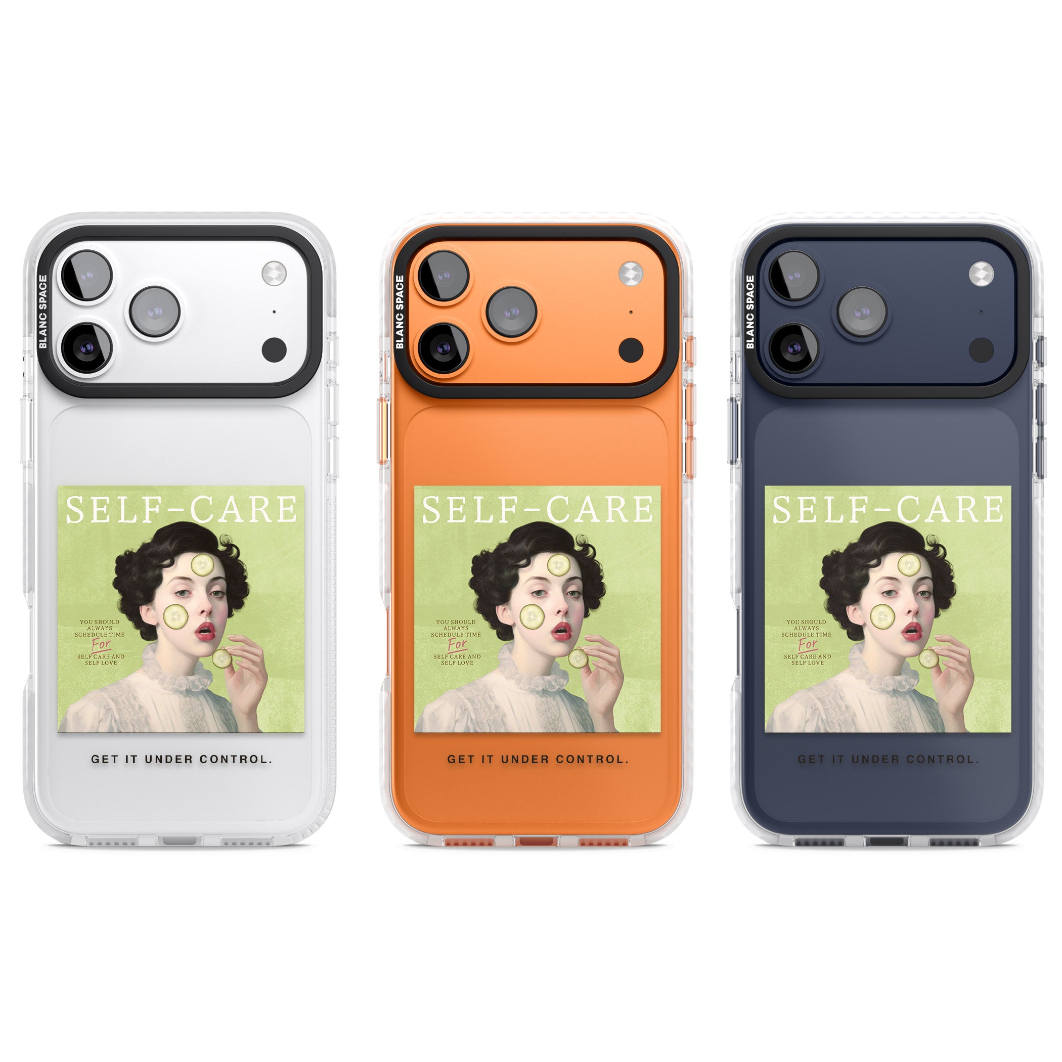 Self Care iPhone 17 Pro Impact Clear Phone Case APT Impact Protection