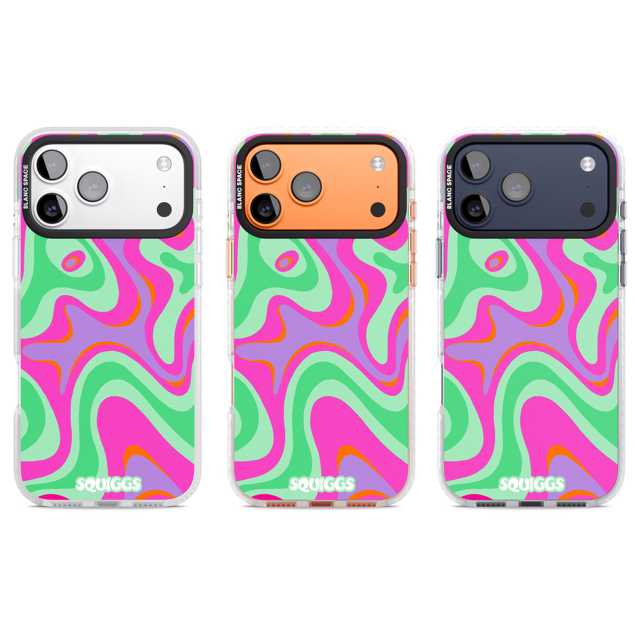 Pink Lava iPhone 17 Pro Impact Clear Phone Case APT Impact Protection