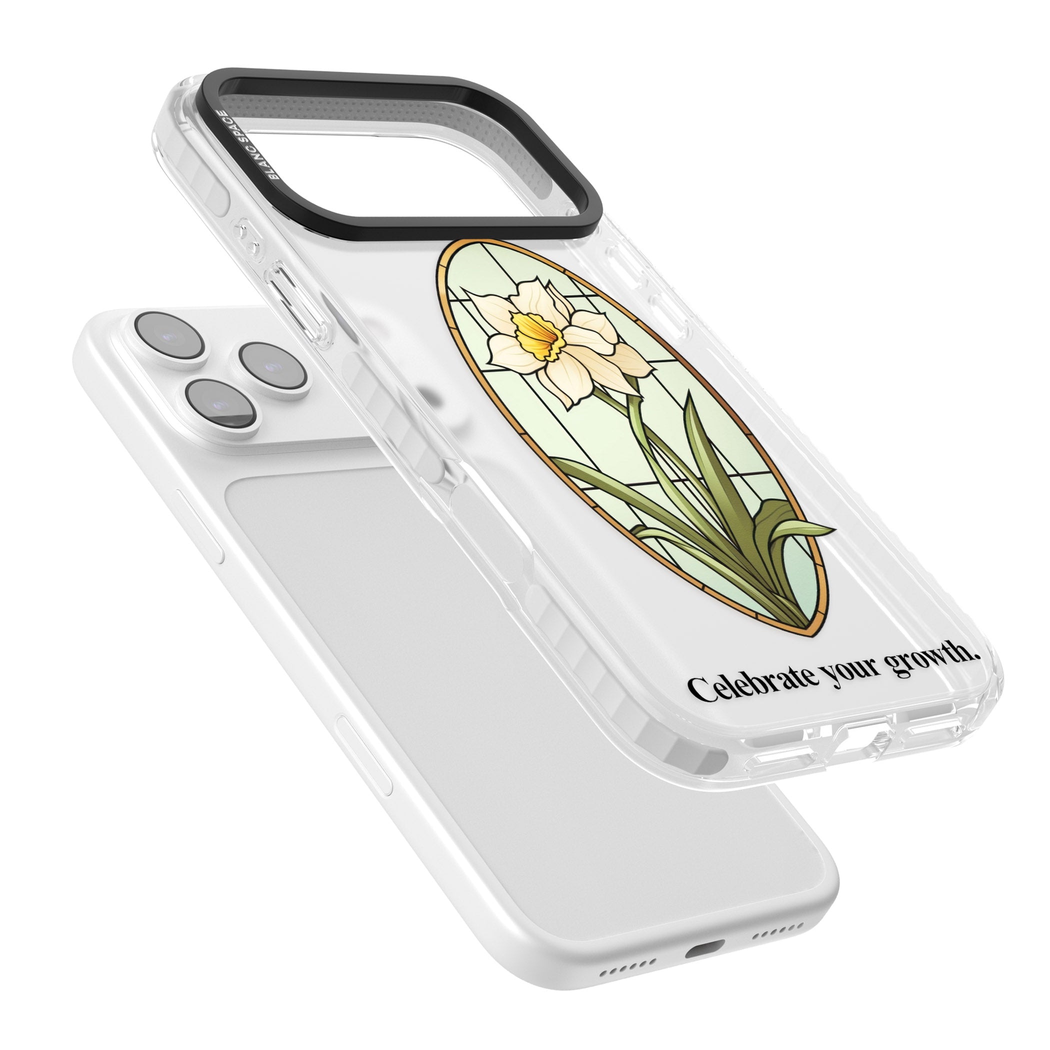 Celebrate Your Growth iPhone 17 Pro Impact Clear Phone Case Colours