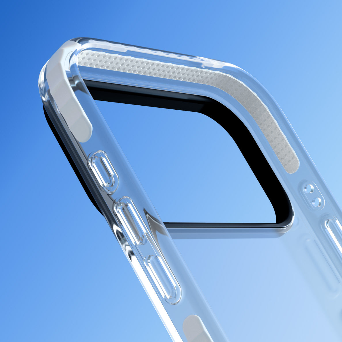 Greyhound Pattern iPhone 17 Pro Impact Clear Shock Absorbing Bounce Protection