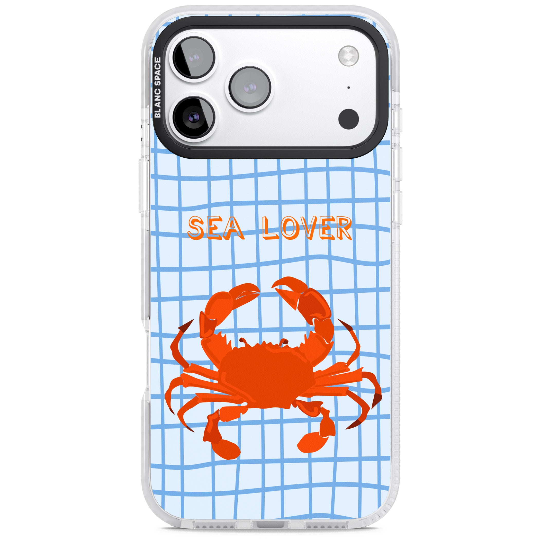 Sea Lover iPhone 17 Pro Impact Clear Phone Case