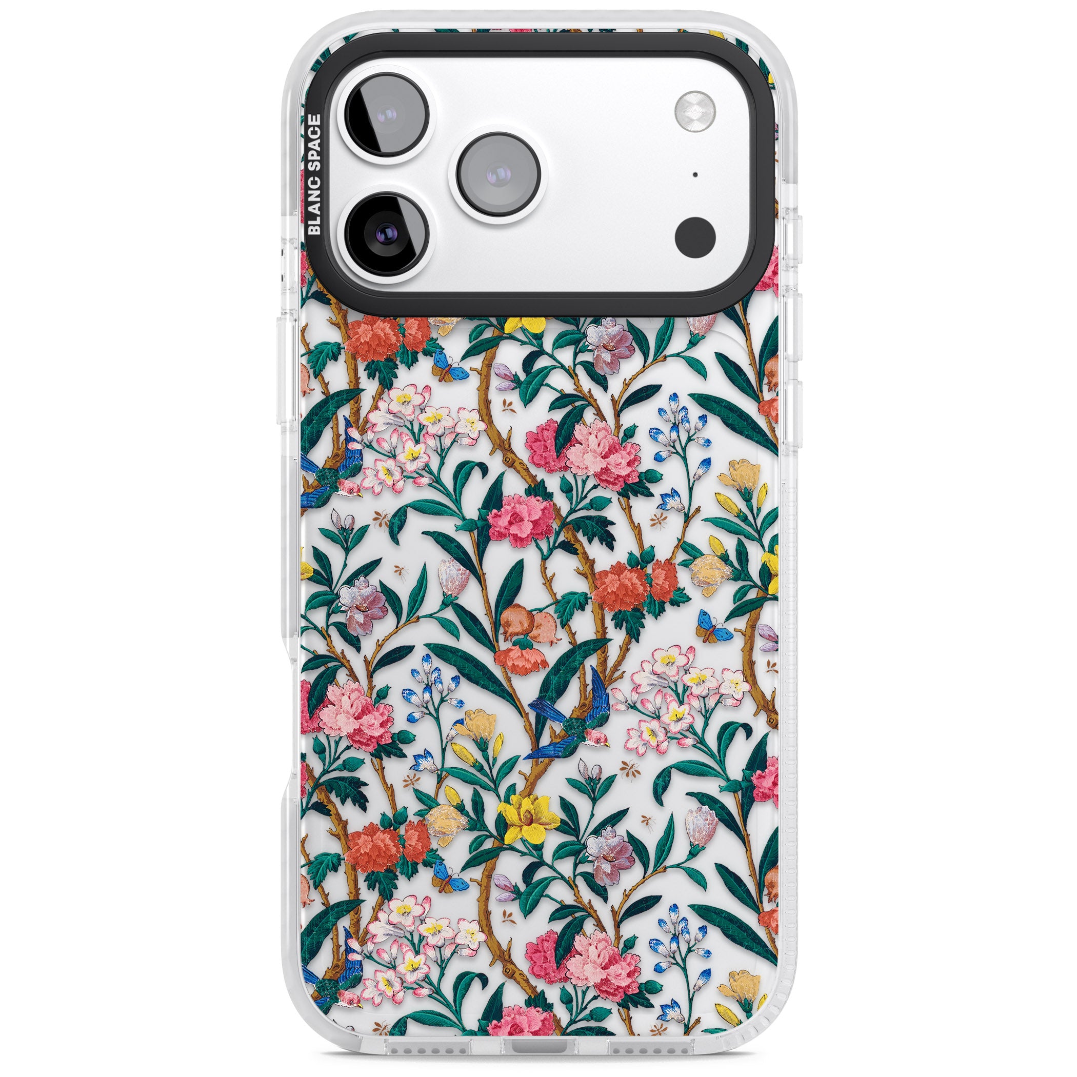Vines & Flowers iPhone 17 Pro Impact Clear Phone Case