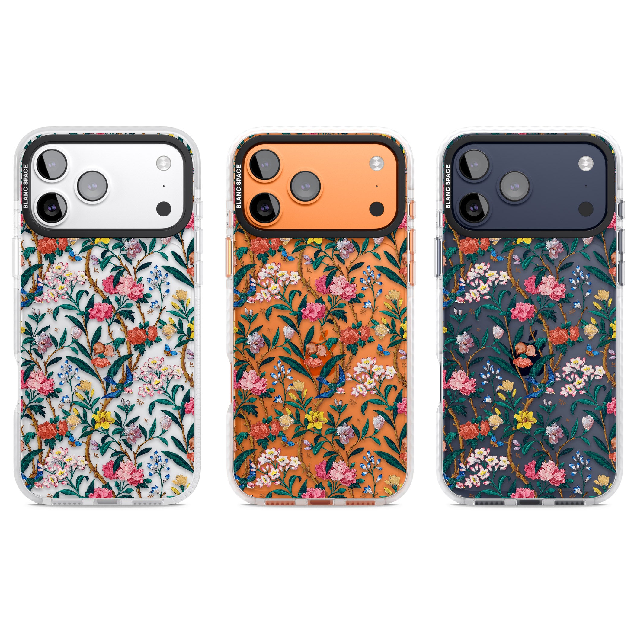 Vines & Flowers iPhone 17 Pro Impact Clear Phone Case APT Impact Protection