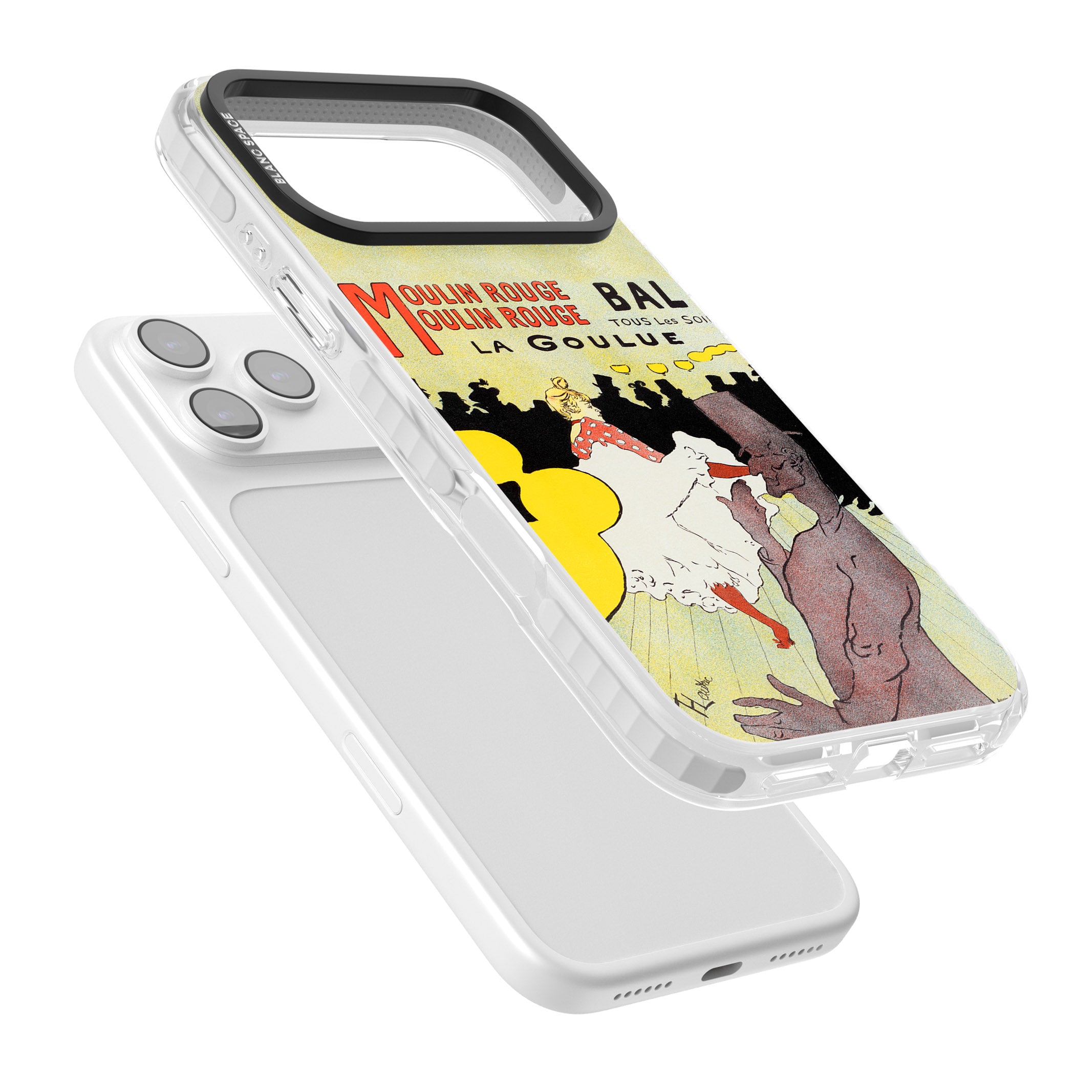 Moulin Rouge Poster iPhone 17 Pro Impact Clear Phone Case Colours