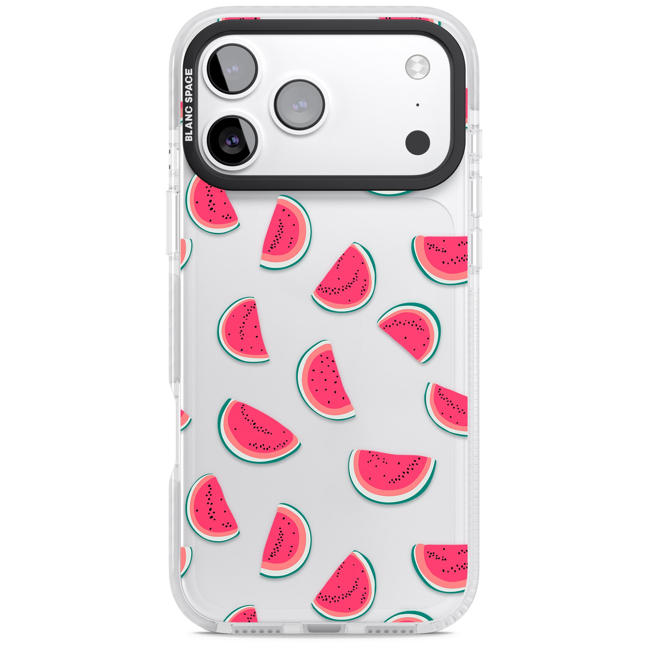 Watermelon Slices iPhone 17 Pro Impact Clear Phone Case