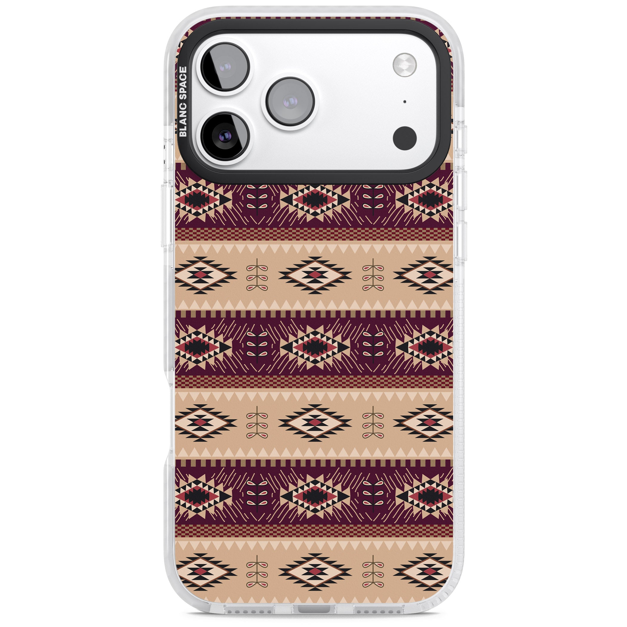 Western Poncho iPhone 17 Pro Impact Clear Phone Case