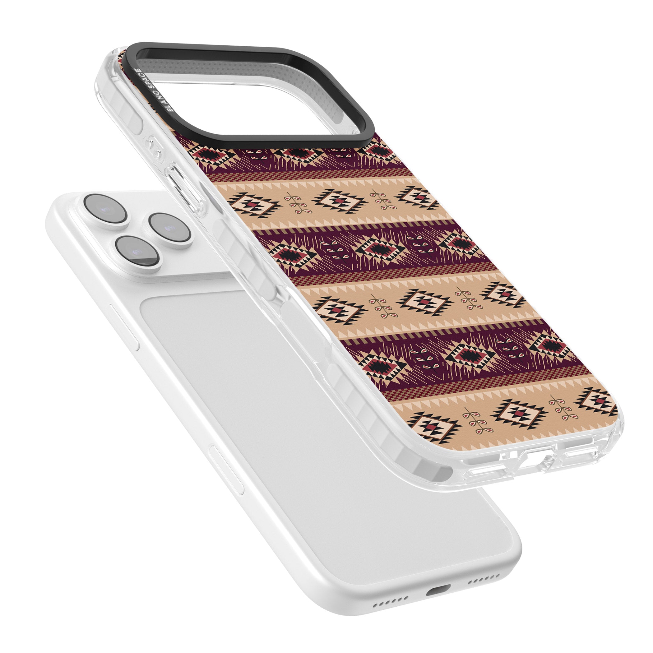 Western Poncho iPhone 17 Pro Impact Clear Phone Case Colours