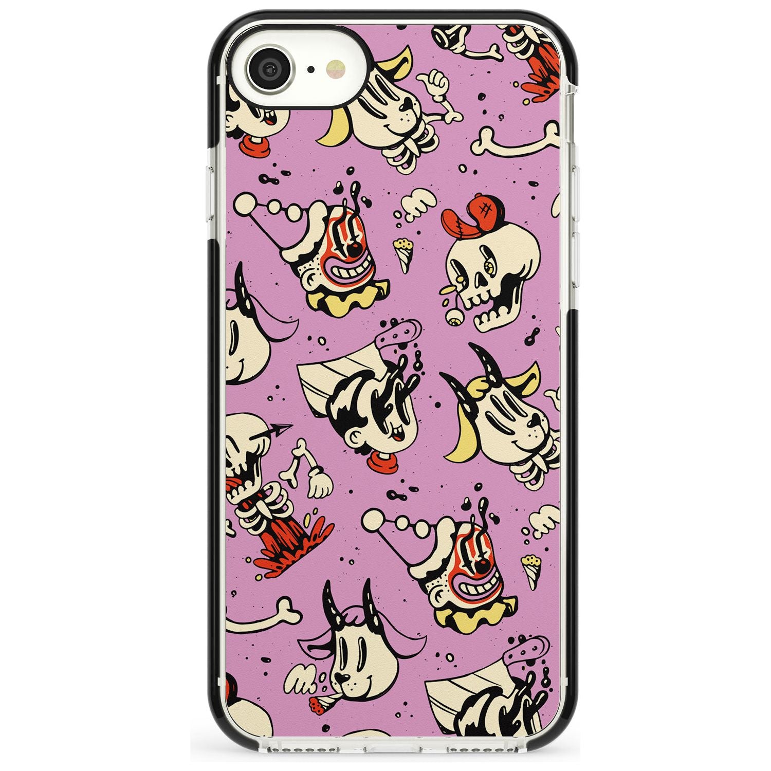 Halloween Mix Pattern Phone Case for iPhone SE