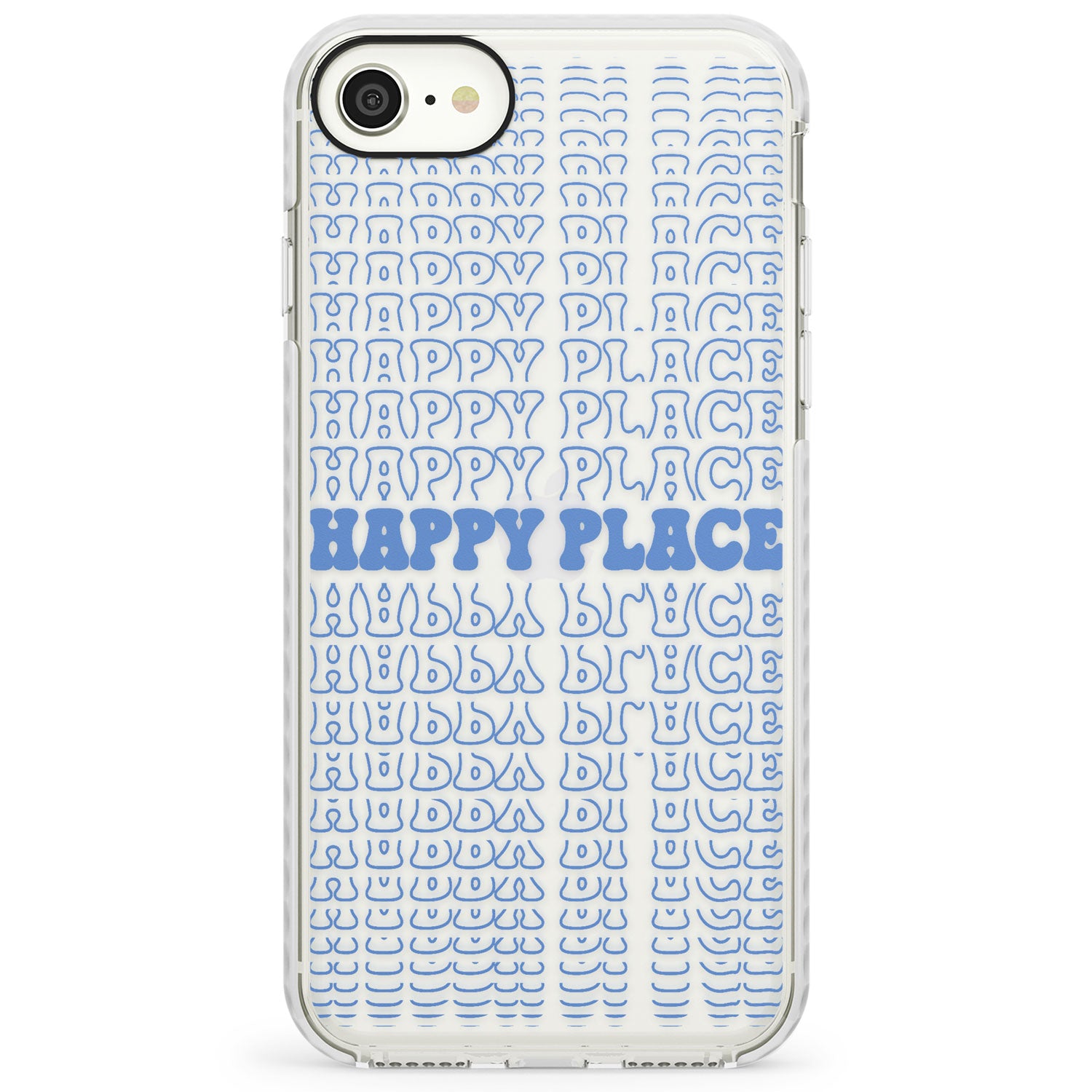 Happy Place (Blue)Impact Phone Case for iPhone SE