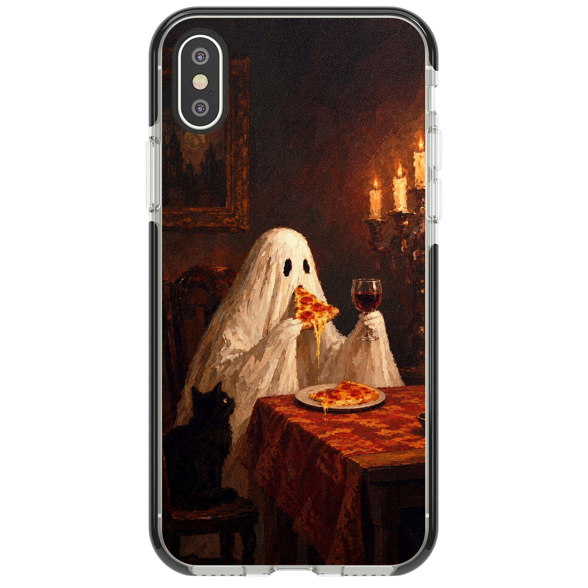 Lonely Night In art iPhone case | Black Impact case for iPhone X, iPhone XS Max, iPhone XR