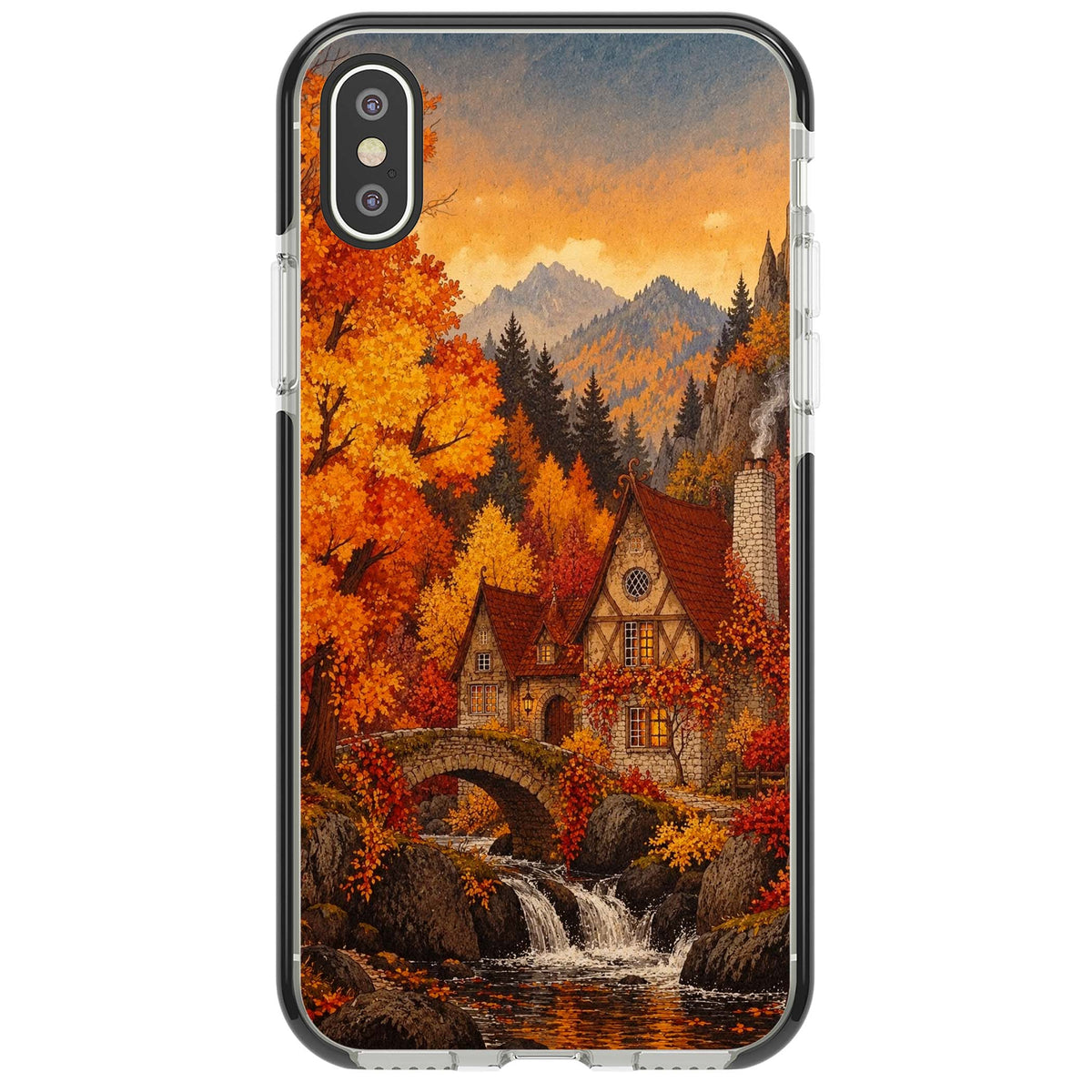 Auburn Cottage iPhone case | Black Impact case for iPhone X, iPhone XS Max, iPhone XR