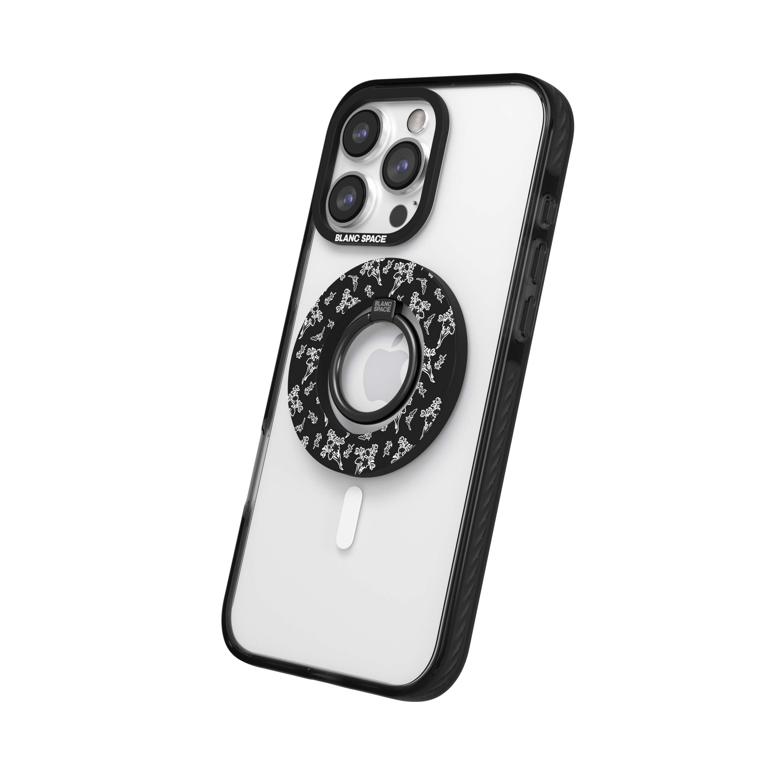 Meadow Wildflowers Magsafe Grip Magsafe Grip Black
