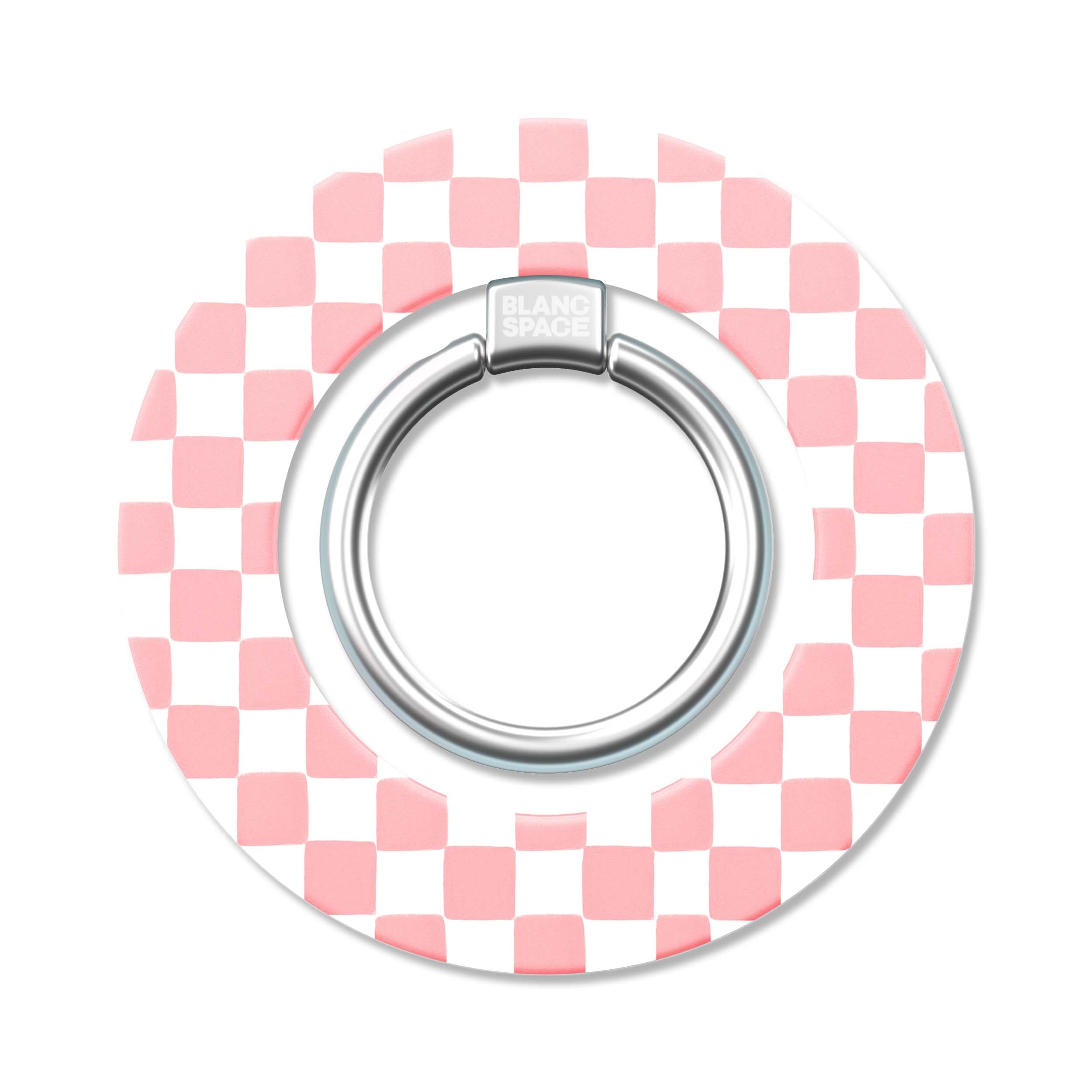 Coastal Italian Check Pattern Magsafe Grip Magsafe Grip Blue