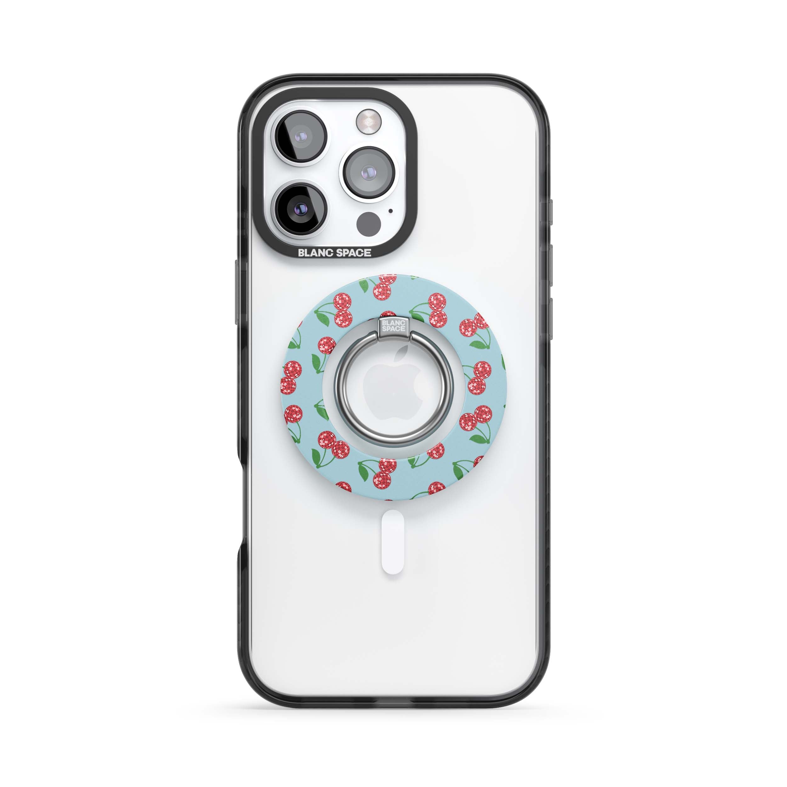 Summer Cherries Sky Magsafe Grip Blue