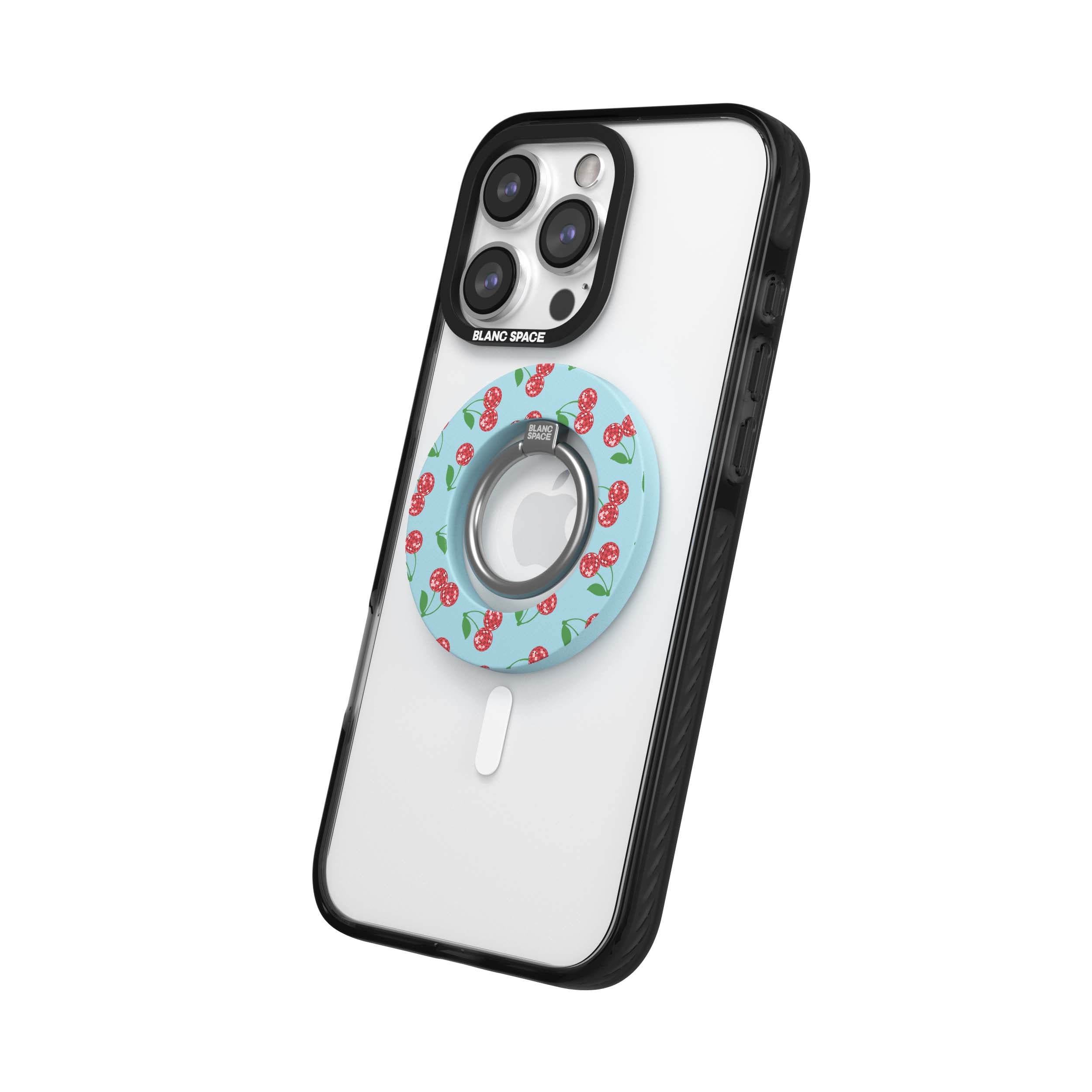 Summer Cherries Sky Magsafe Grip Blue