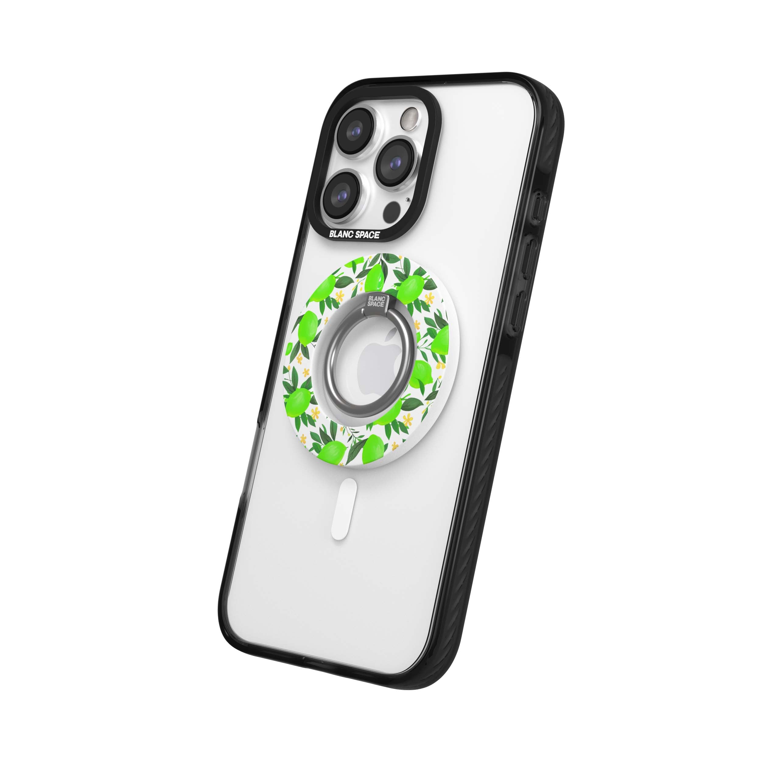 Lime Pattern Magsafe Grip Magsafe Grip White