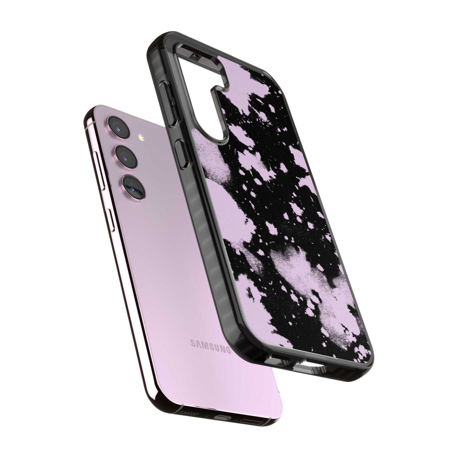 Pink & Black Acid Wash Tie Dye