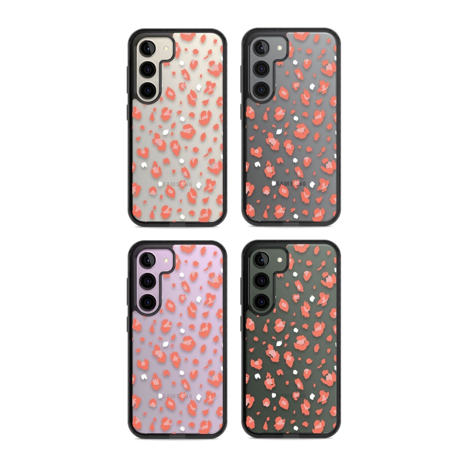 Two Colour Jaguar Transparent Animal Print