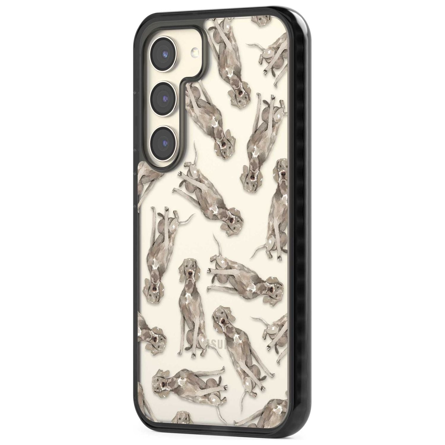 Weimaraner Watercolor Dog