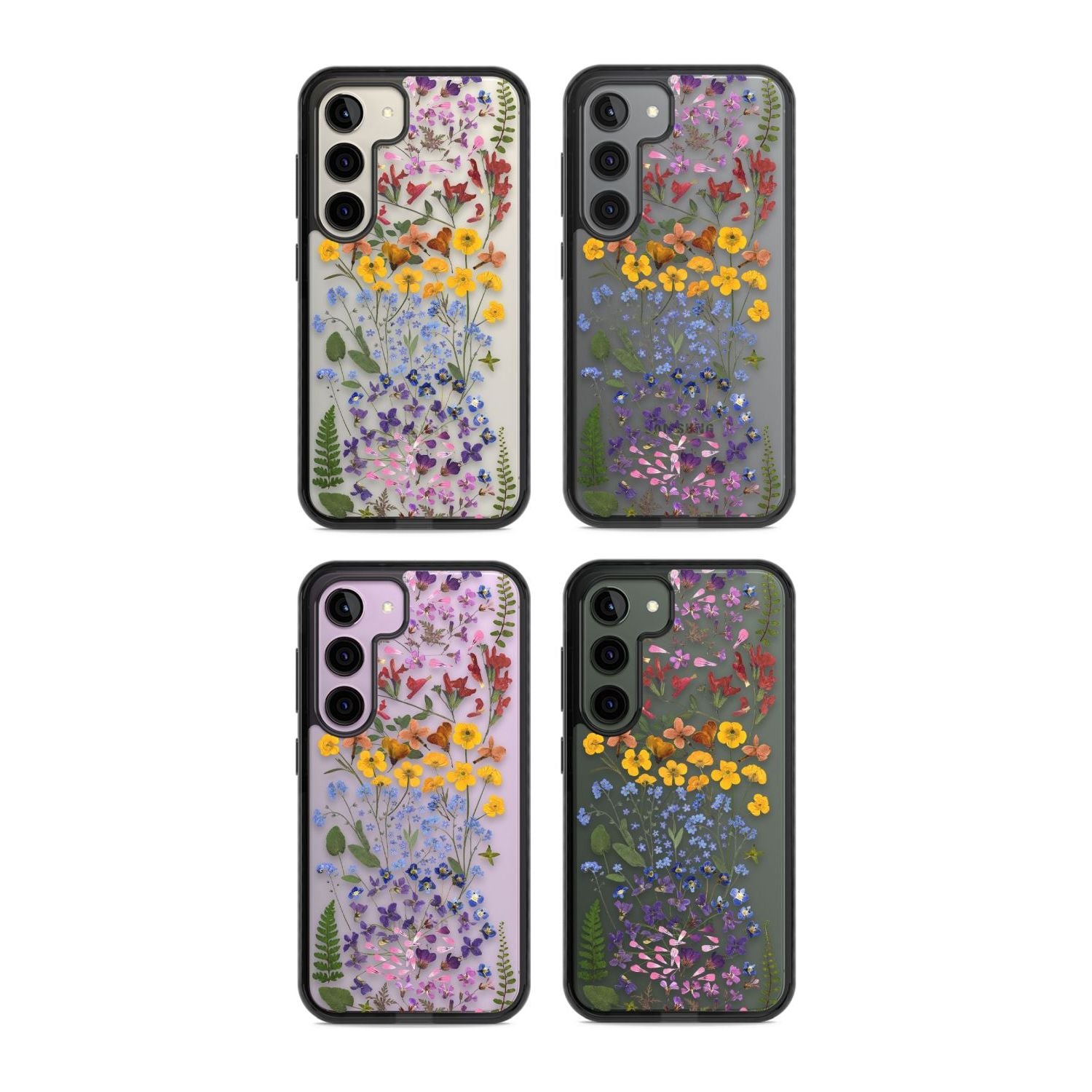 Pressed Wildflower Stripe
