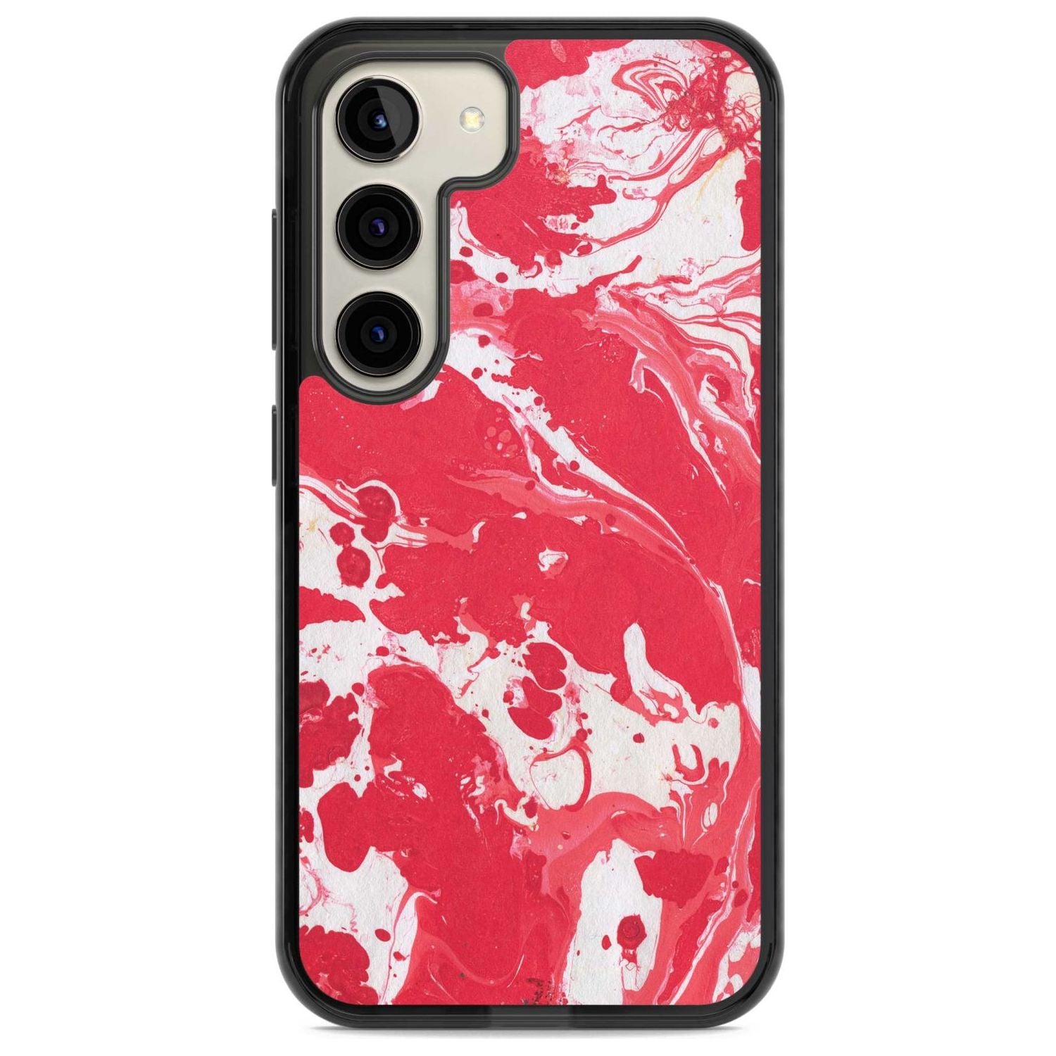 Red & White Marbled