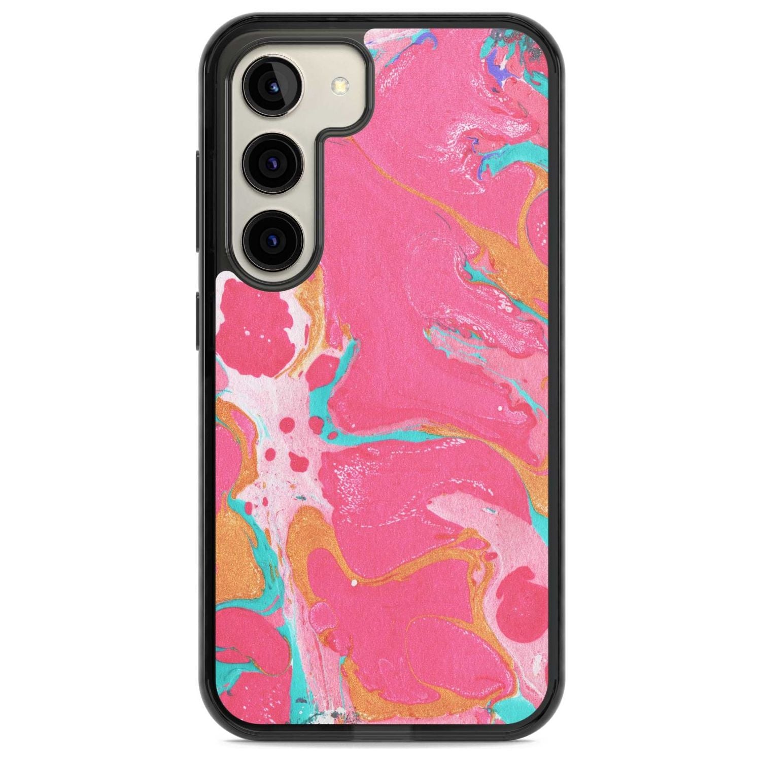 Vibrant Marbled Paper