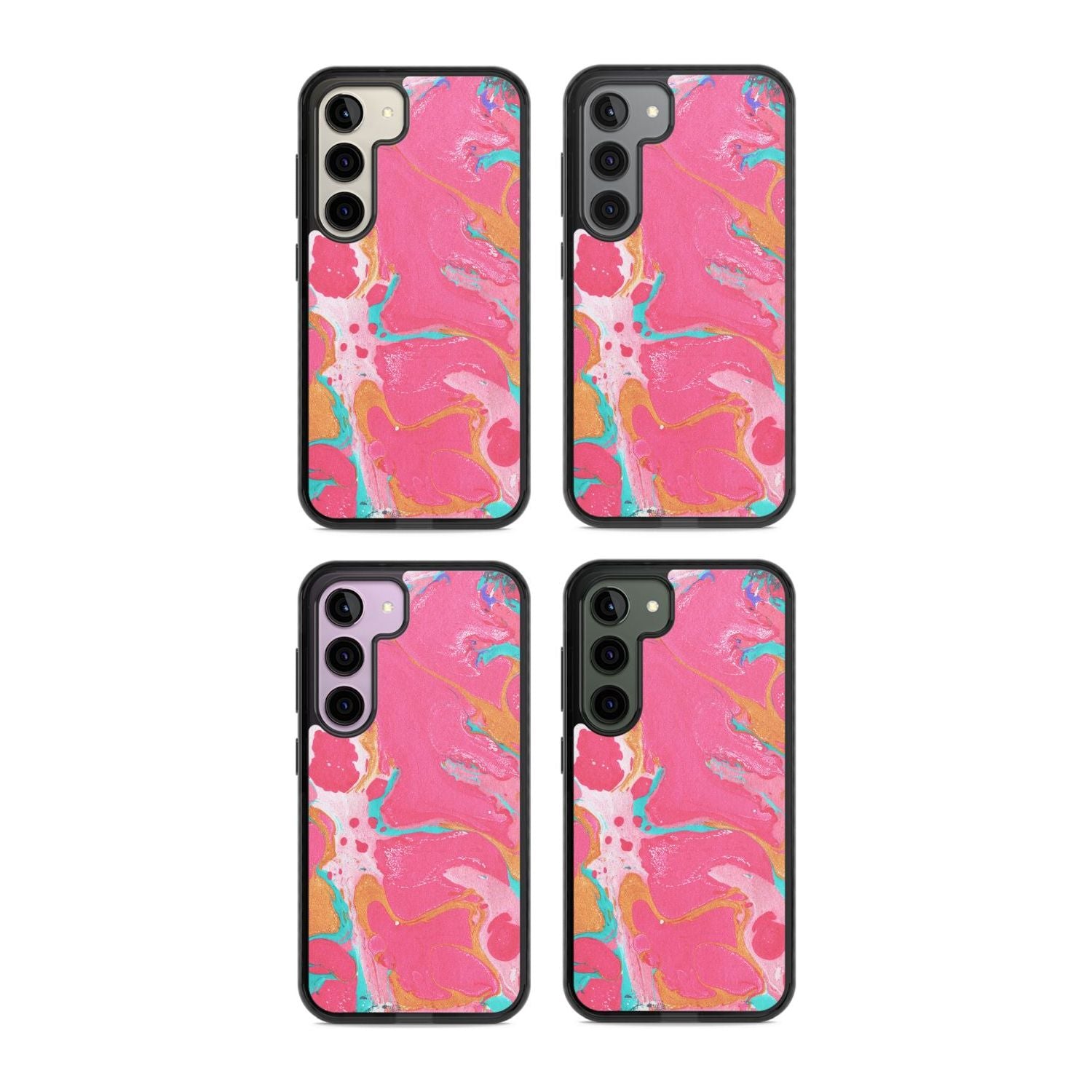 Vibrant Marbled Paper