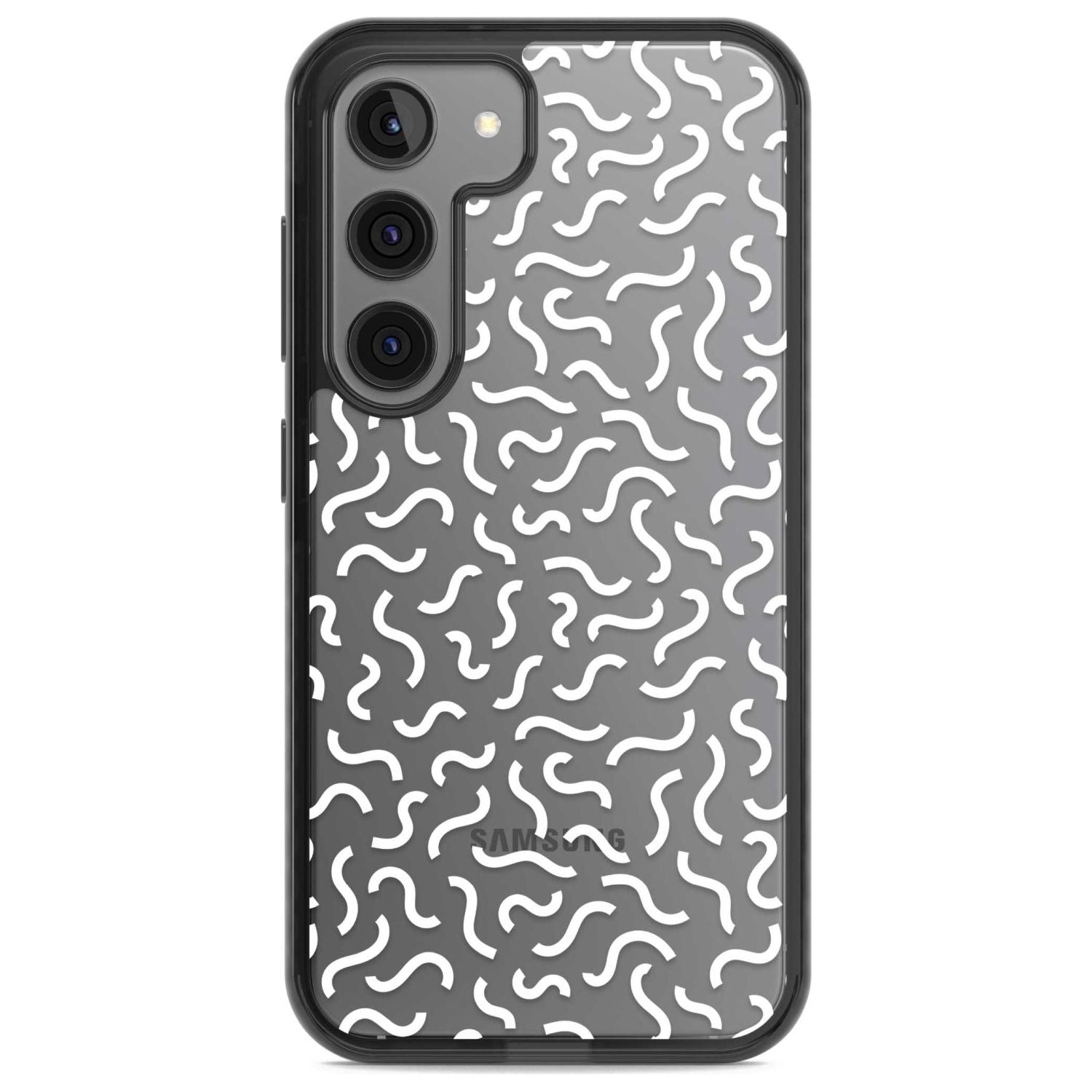 Black & White Wavy Pattern