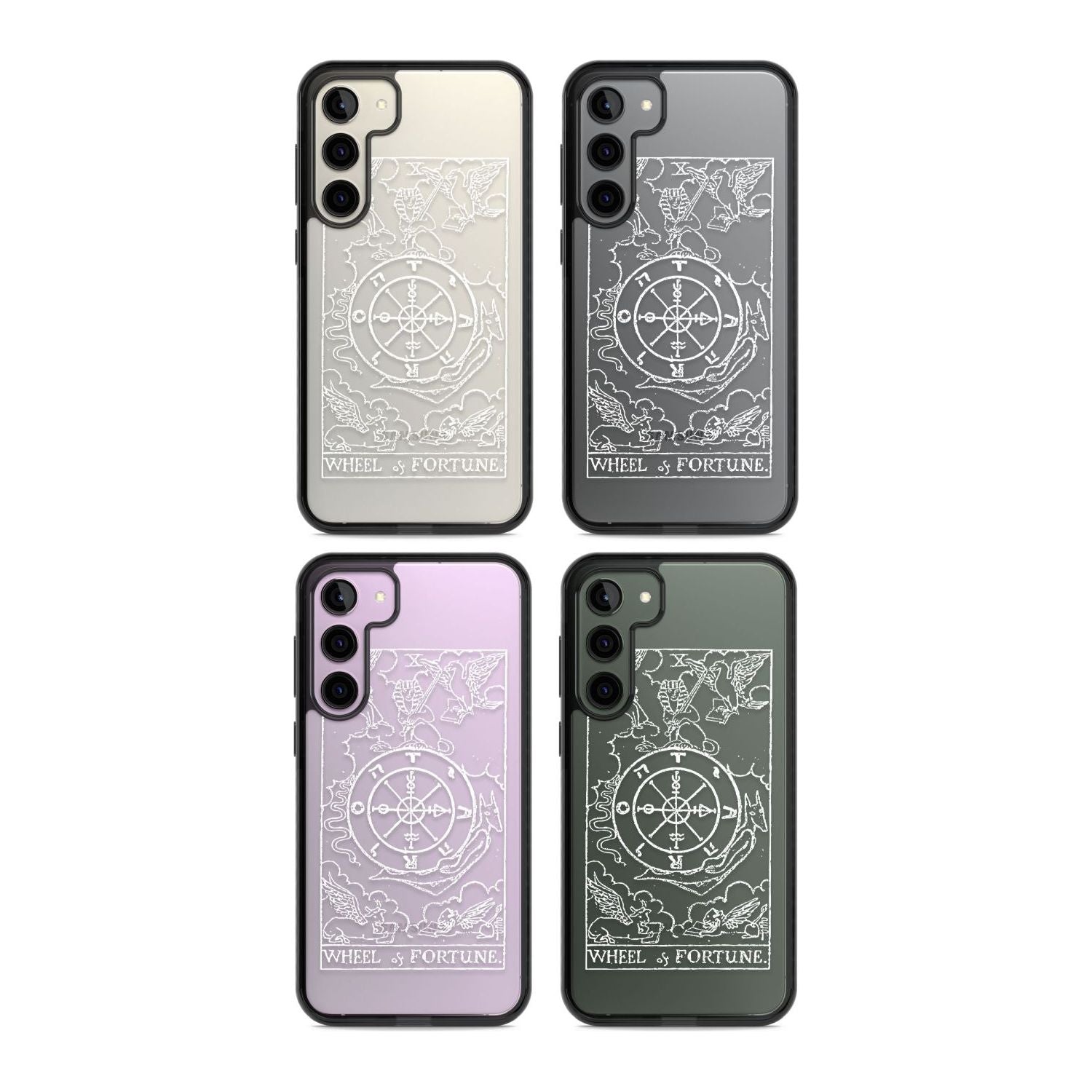 Personalised Wheel of Fortune Tarot Card - White Transparent Custom Phone Case iPhone 15 Pro Max / Black Impact Case,iPhone 15 Plus / Black Impact Case,iPhone 15 Pro / Black Impact Case,iPhone 15 / Black Impact Case,iPhone 15 Pro Max / Impact Case,iPhone 15 Plus / Impact Case,iPhone 15 Pro / Impact Case,iPhone 15 / Impact Case,iPhone 15 Pro Max / Magsafe Black Impact Case,iPhone 15 Plus / Magsafe Black Impact Case,iPhone 15 Pro / Magsafe Black Impact Case,iPhone 15 / Magsafe Black Impact Case,iPhone 14 Pro