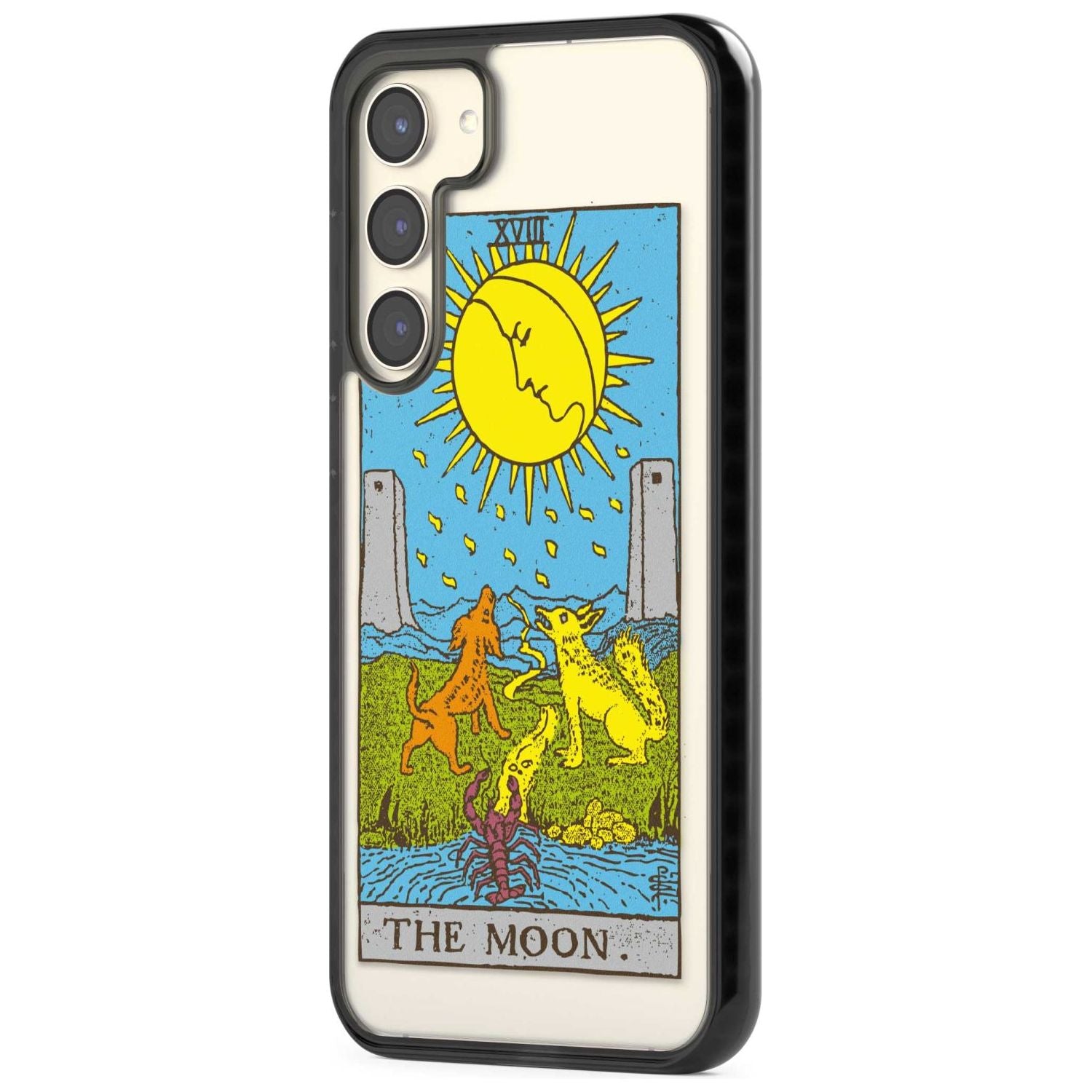 Personalised The Moon Tarot Card - Colour Custom Phone Case iPhone 15 Pro Max / Black Impact Case,iPhone 15 Plus / Black Impact Case,iPhone 15 Pro / Black Impact Case,iPhone 15 / Black Impact Case,iPhone 15 Pro Max / Impact Case,iPhone 15 Plus / Impact Case,iPhone 15 Pro / Impact Case,iPhone 15 / Impact Case,iPhone 15 Pro Max / Magsafe Black Impact Case,iPhone 15 Plus / Magsafe Black Impact Case,iPhone 15 Pro / Magsafe Black Impact Case,iPhone 15 / Magsafe Black Impact Case,iPhone 14 Pro Max / Black Impact