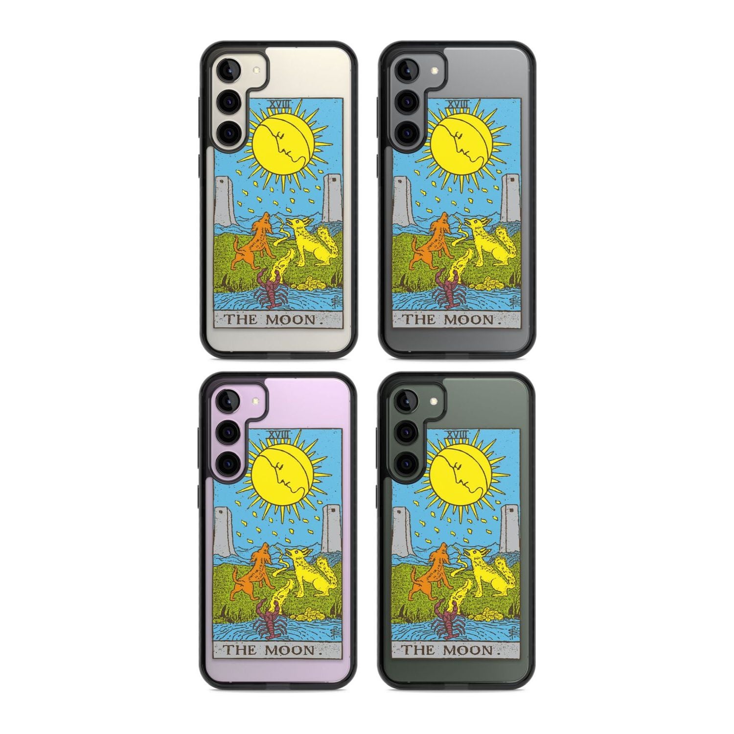 Personalised The Moon Tarot Card - Colour Custom Phone Case iPhone 15 Pro Max / Black Impact Case,iPhone 15 Plus / Black Impact Case,iPhone 15 Pro / Black Impact Case,iPhone 15 / Black Impact Case,iPhone 15 Pro Max / Impact Case,iPhone 15 Plus / Impact Case,iPhone 15 Pro / Impact Case,iPhone 15 / Impact Case,iPhone 15 Pro Max / Magsafe Black Impact Case,iPhone 15 Plus / Magsafe Black Impact Case,iPhone 15 Pro / Magsafe Black Impact Case,iPhone 15 / Magsafe Black Impact Case,iPhone 14 Pro Max / Black Impact