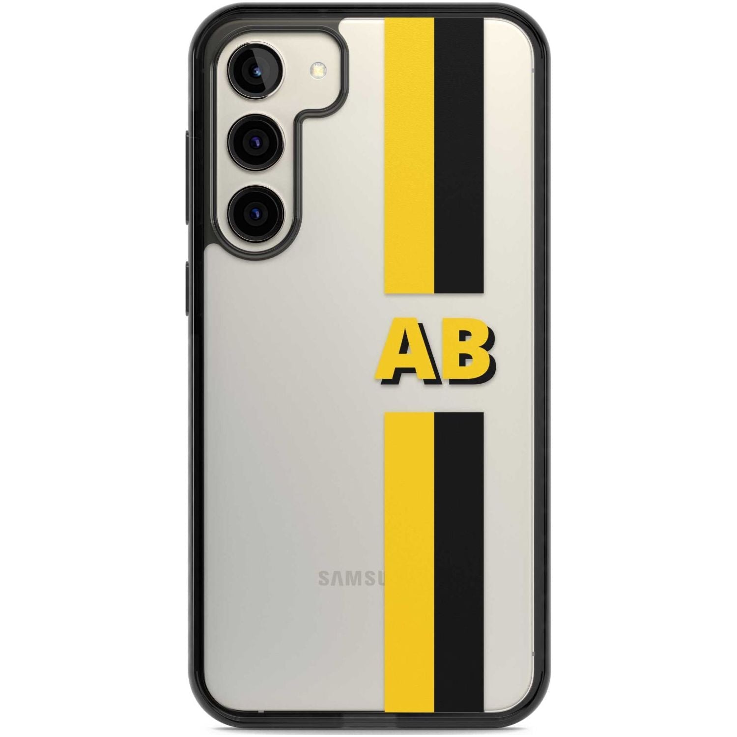 Personalised Clear Text 6F Custom Phone Case Samsung S22 Plus / Black Impact Case,Samsung S23 Plus / Black Impact Case Blanc Space